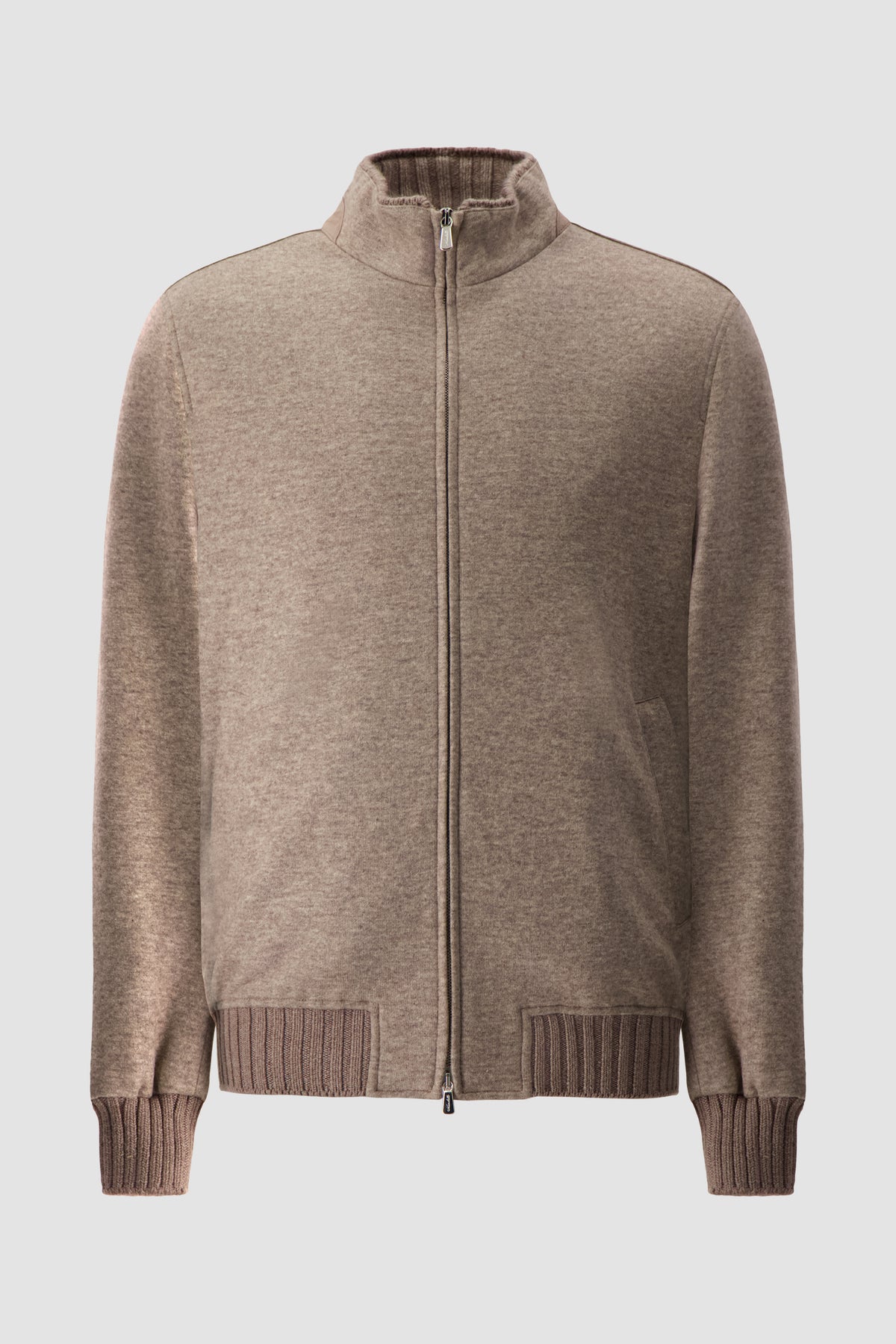 Mandelli Beige Knit Bomber