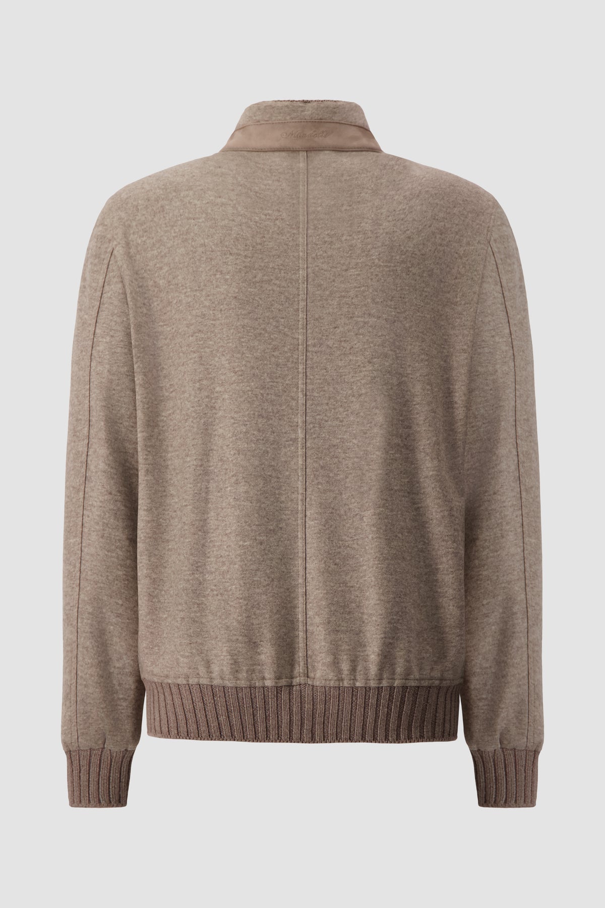 Mandelli Beige Knit Bomber