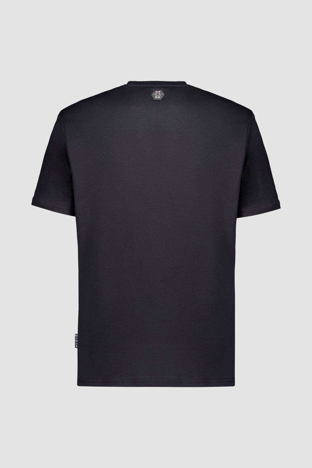 Philipp Plein Black Round Neck SS Dog T-Shirt