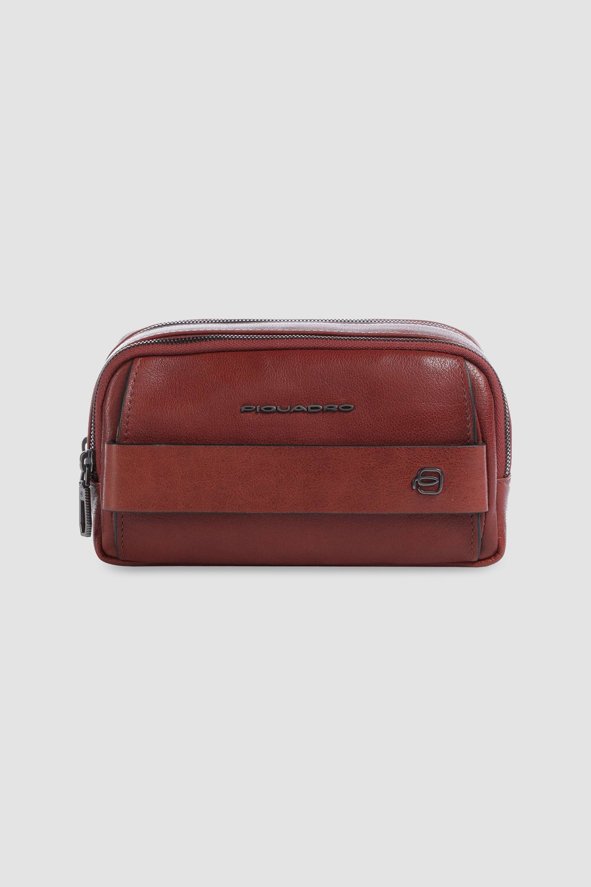 Piquadro Rust Leather Wristlet