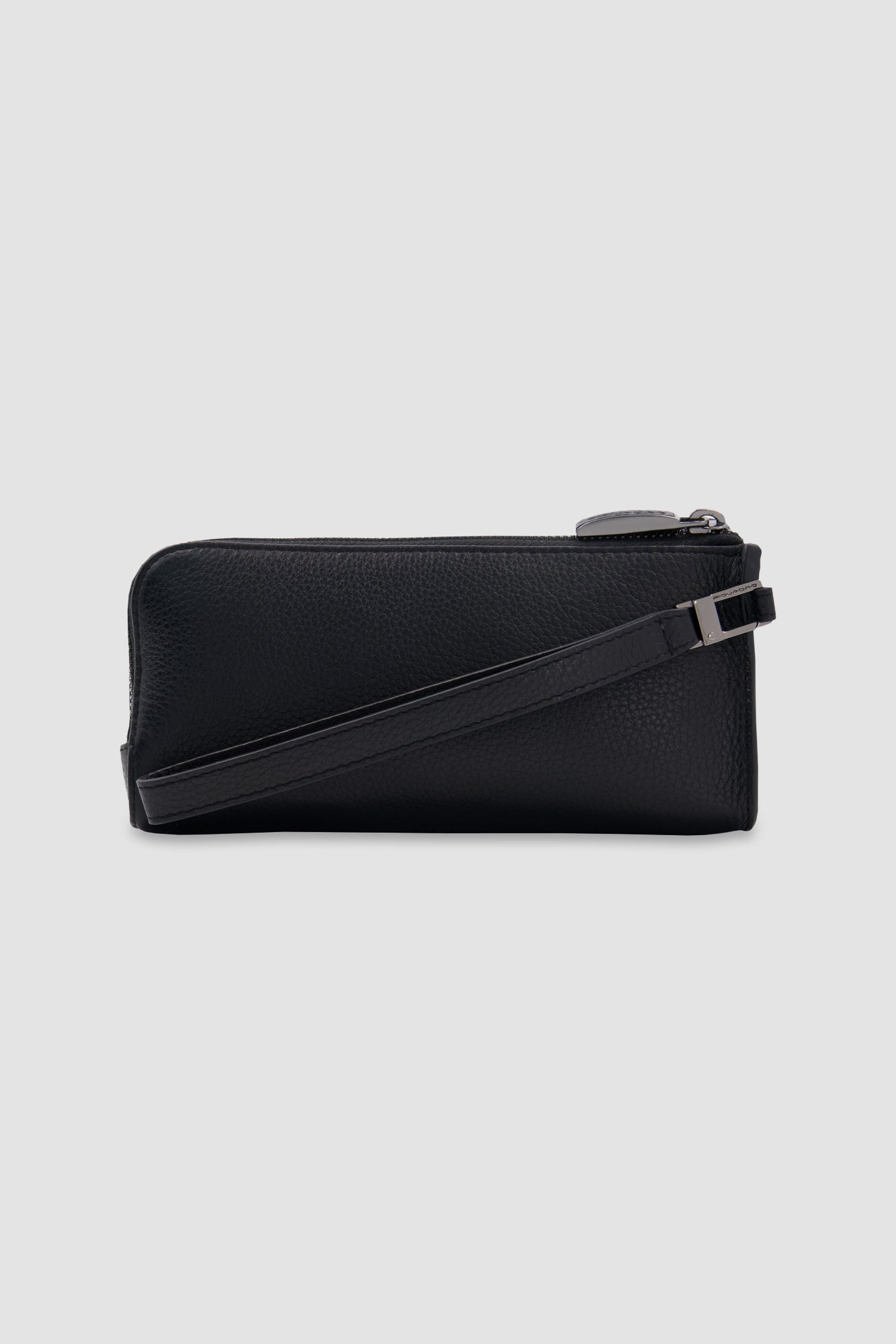 Pochette Piquadro en cuir noir