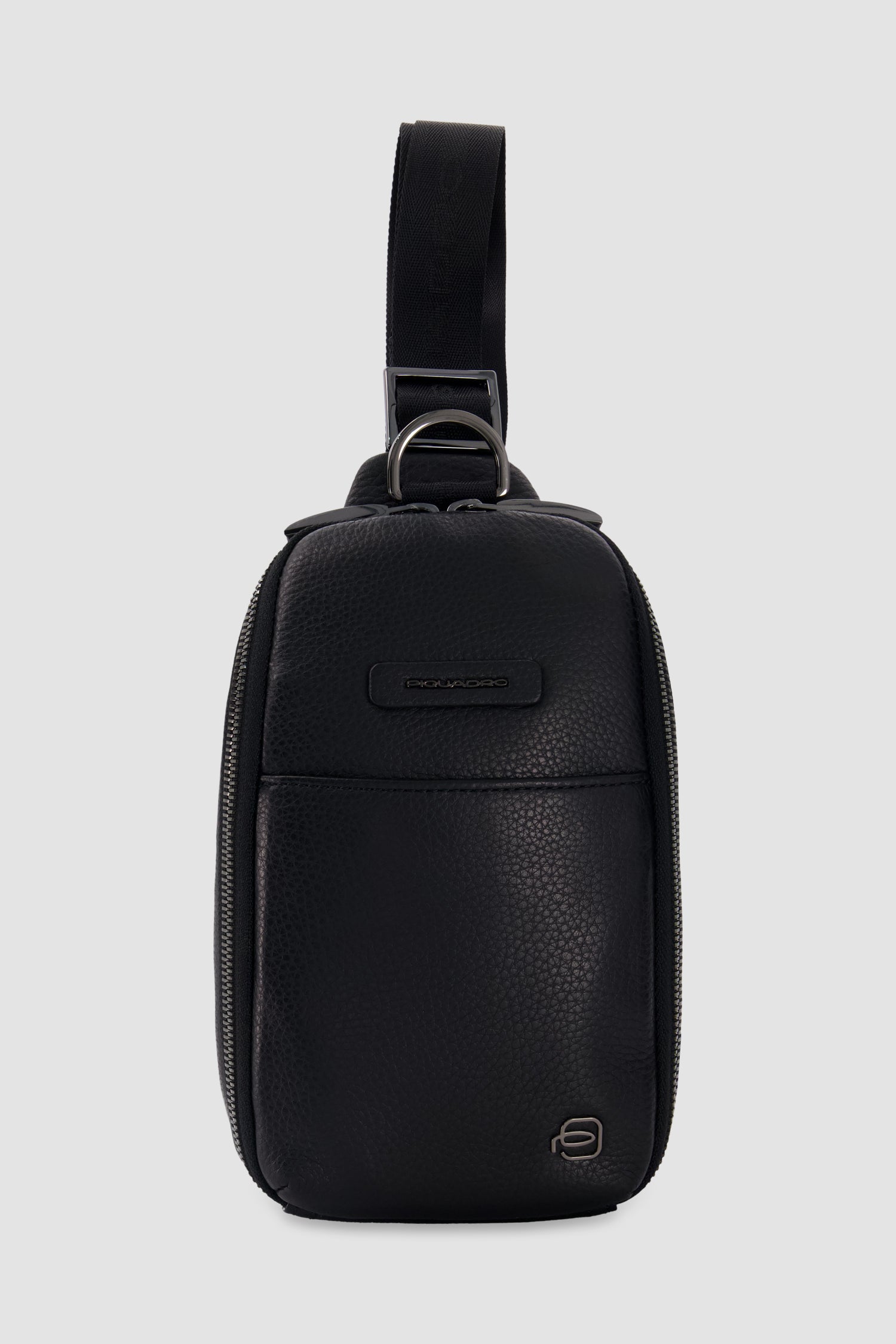 Piquadro Black Crossbody iPhone Bag