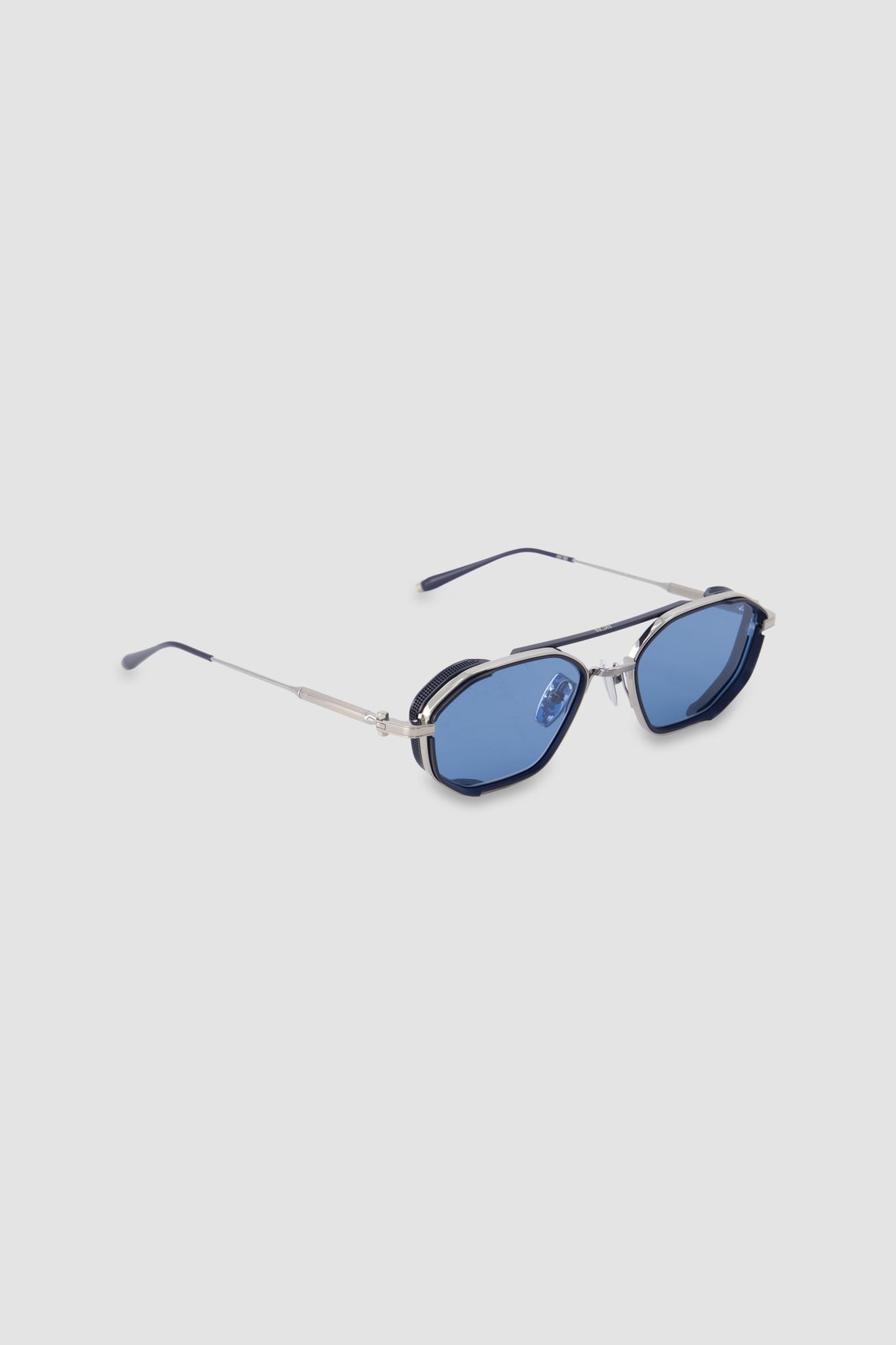 Akoni Eris-Two Gunmetal/NavyGeometric Sunglasses