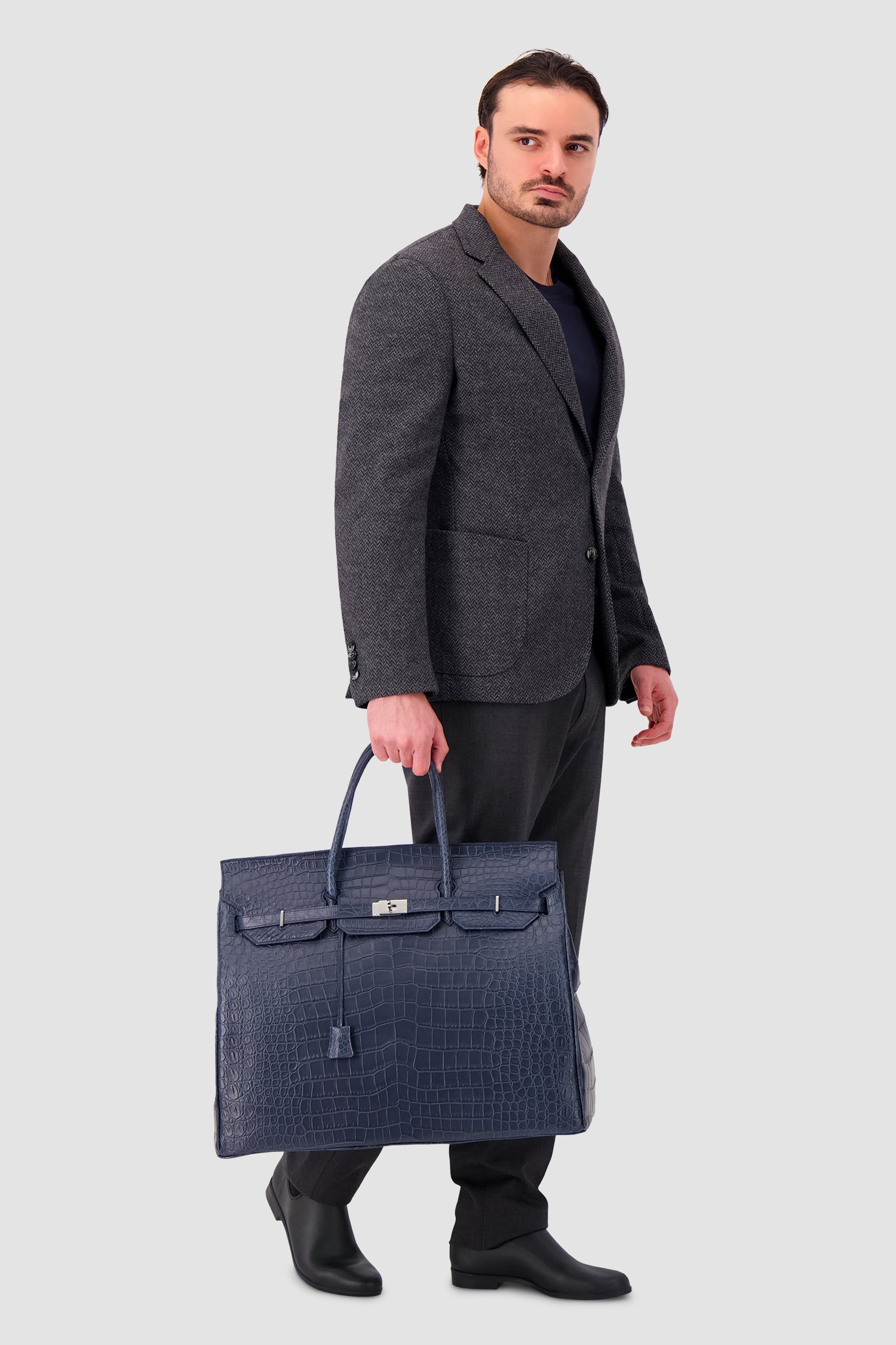 Hettabretz Porosus Travel Bag - Navy
