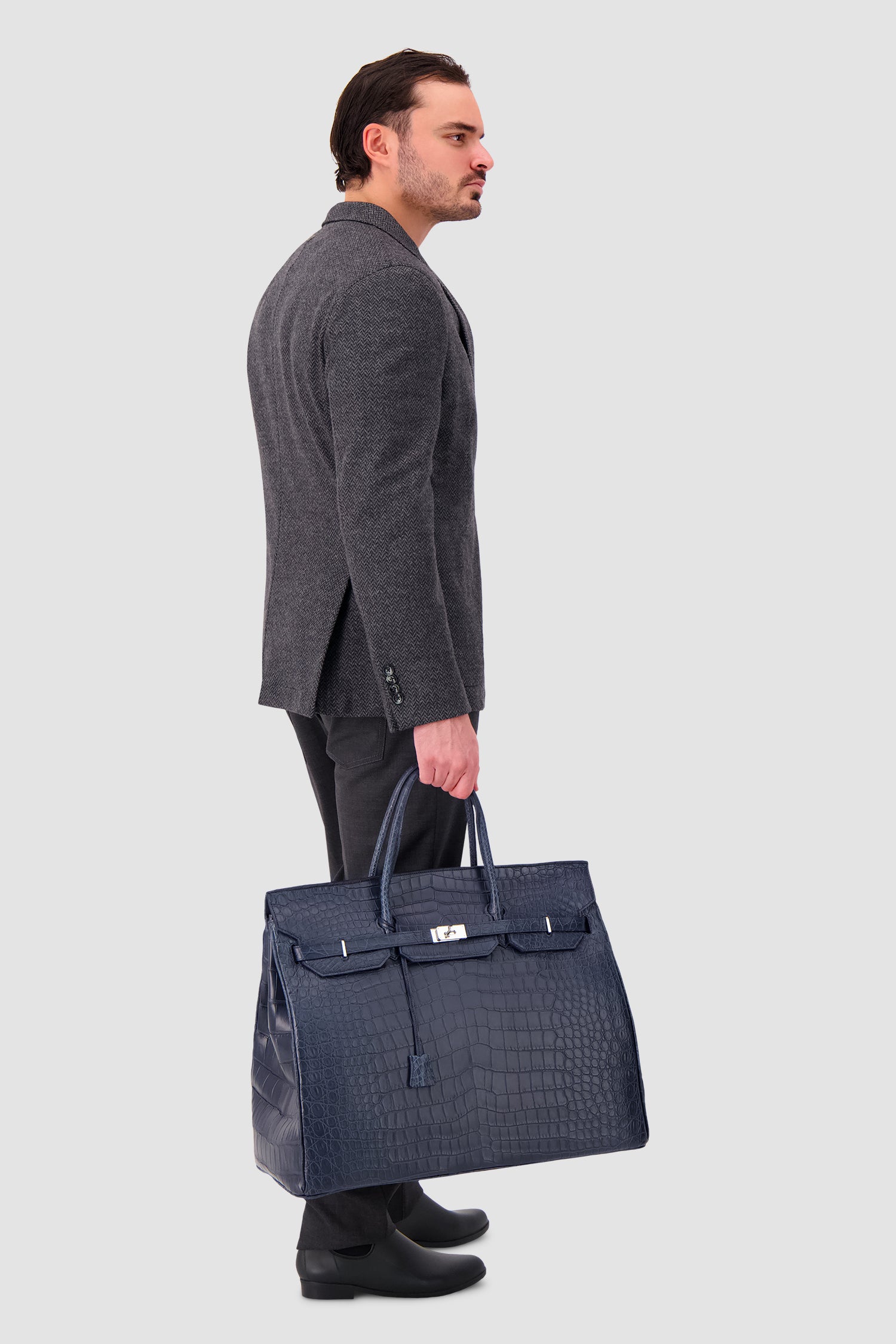Hettabretz Porosus Travel Bag - Navy