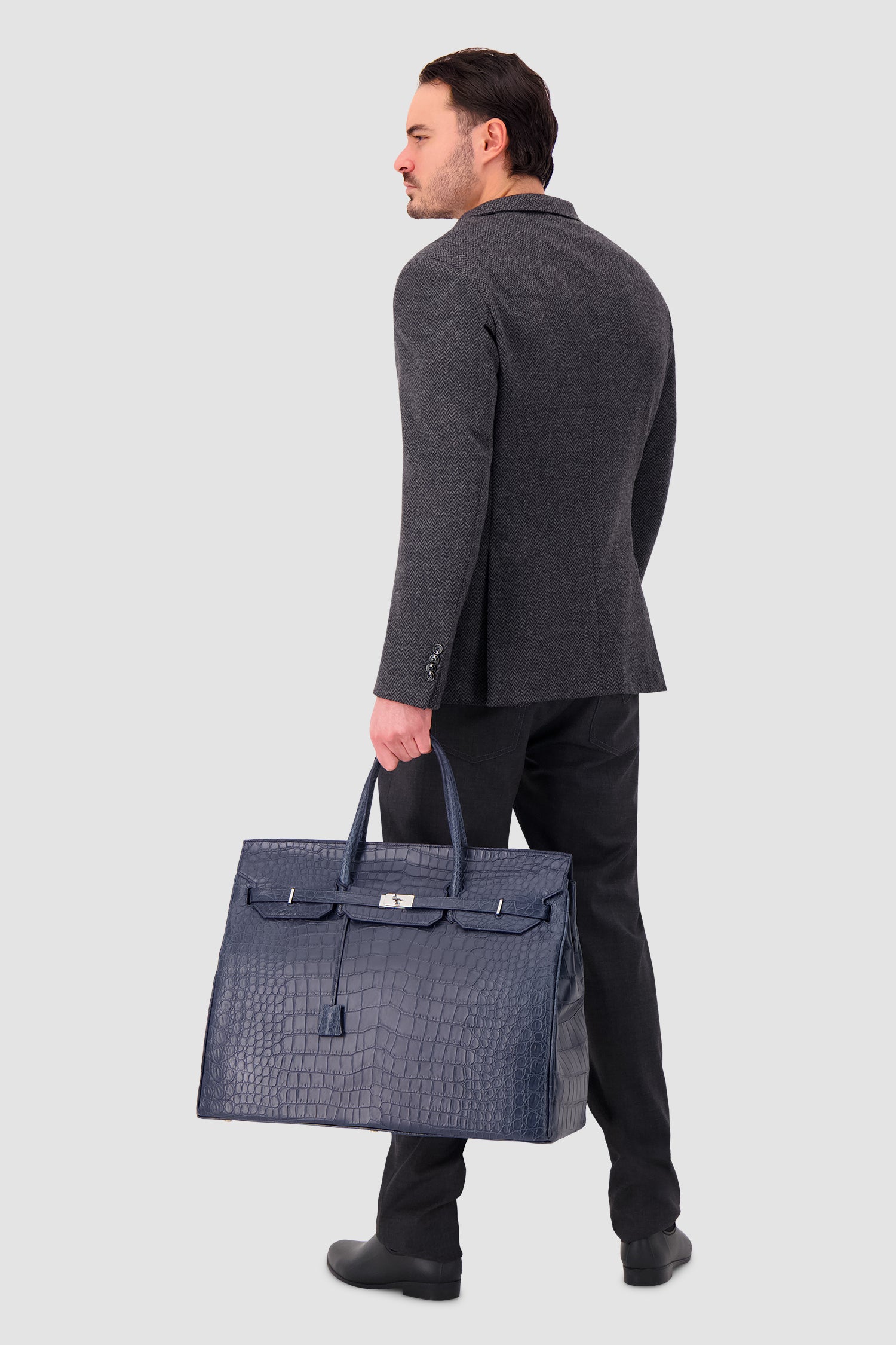 Hettabretz Porosus Travel Bag - Navy
