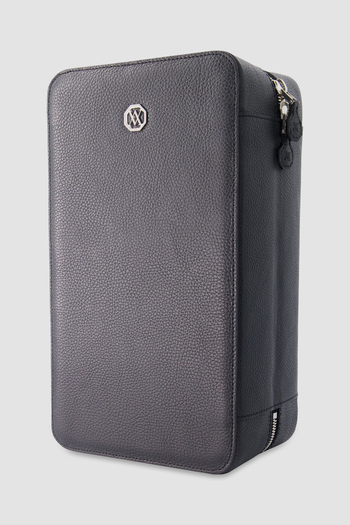 Artioli Black Leather Sunglass Case