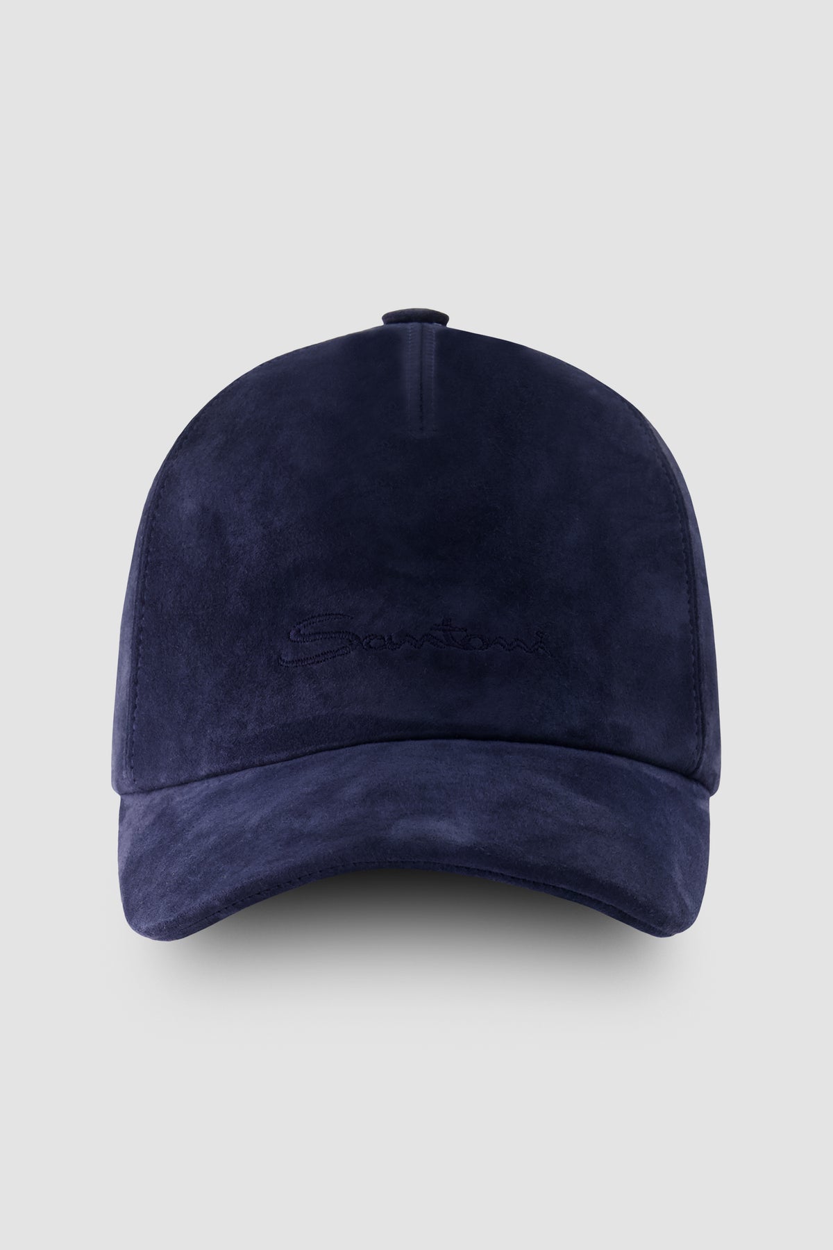 Santoni Navy Suede Hat