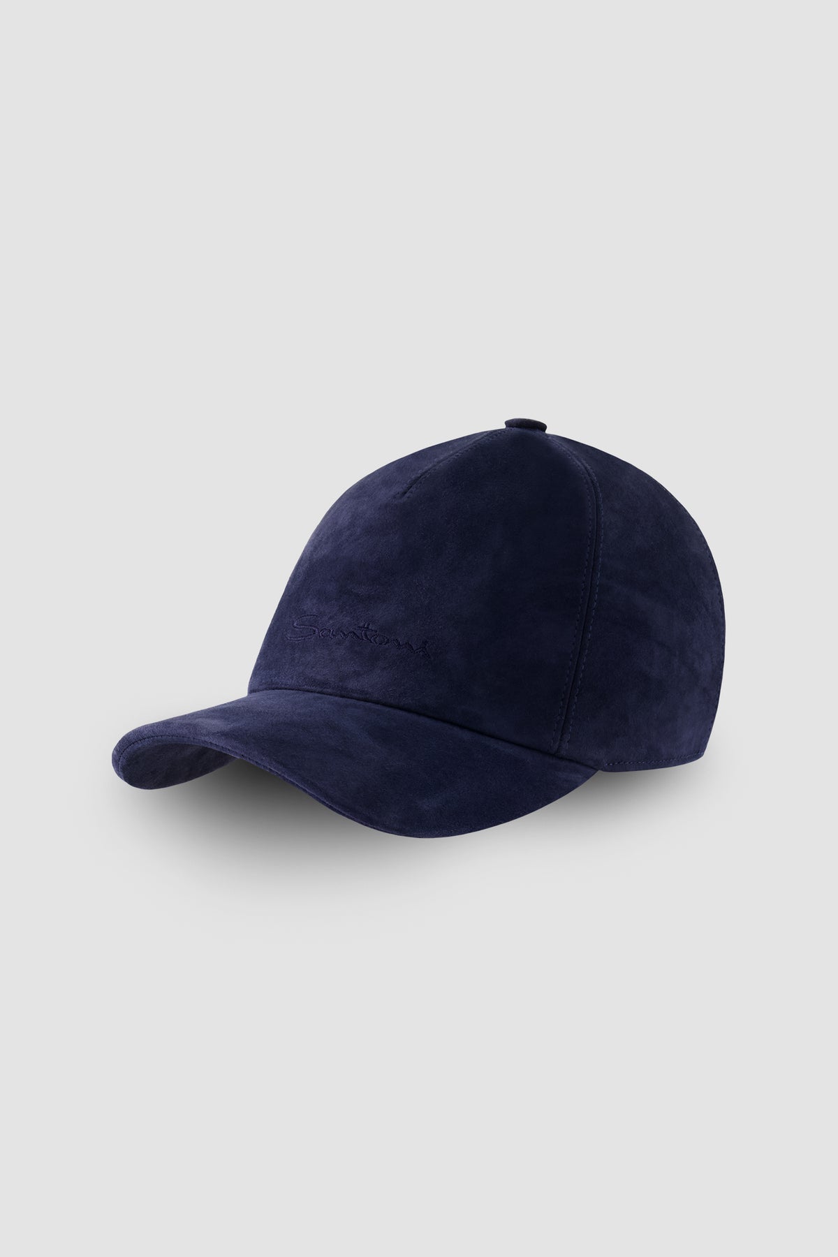 Santoni Navy Suede Hat