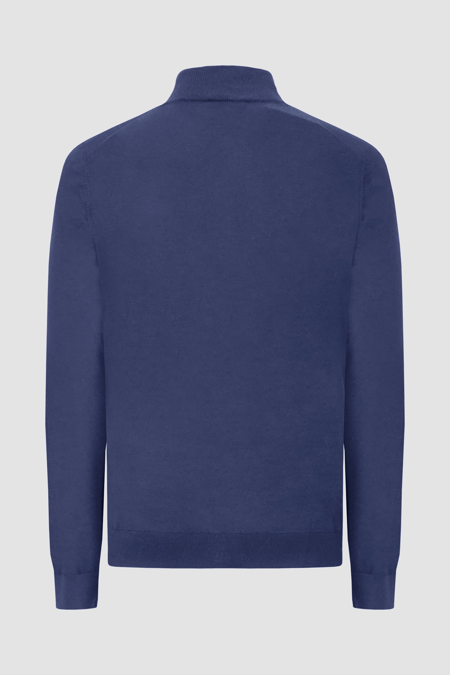 Barba Napoli Navy Zipped Guibbino Sweater