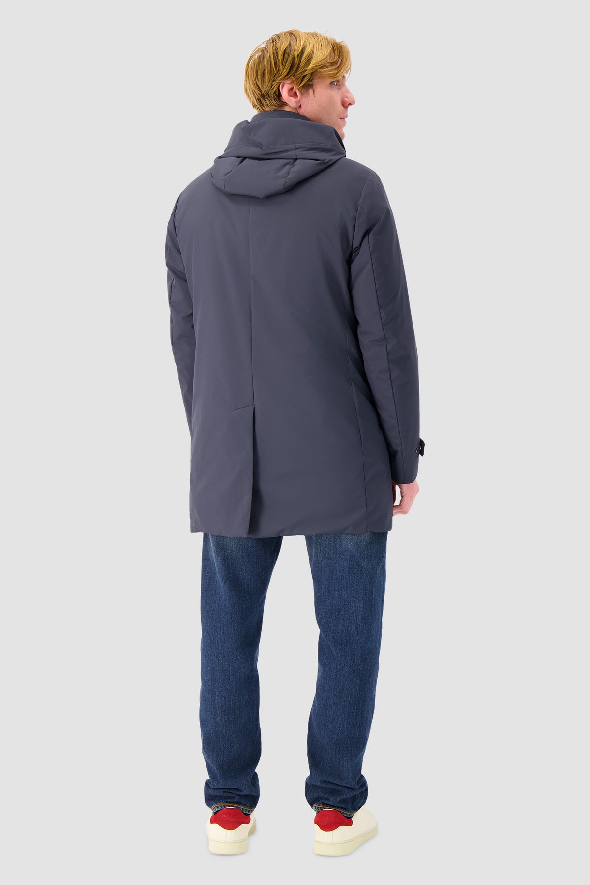 Moorer Navy Vido Padded Jacket