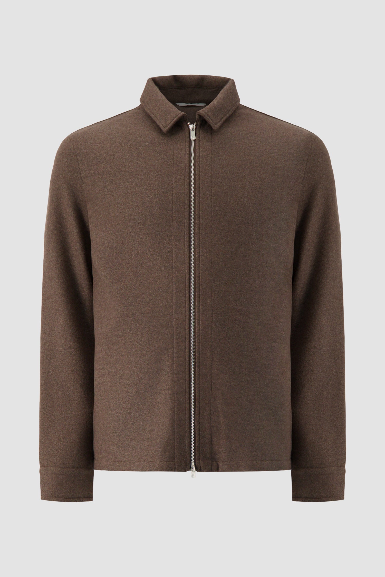 Marco Pescarolo Taupe Zip-Up Jacket