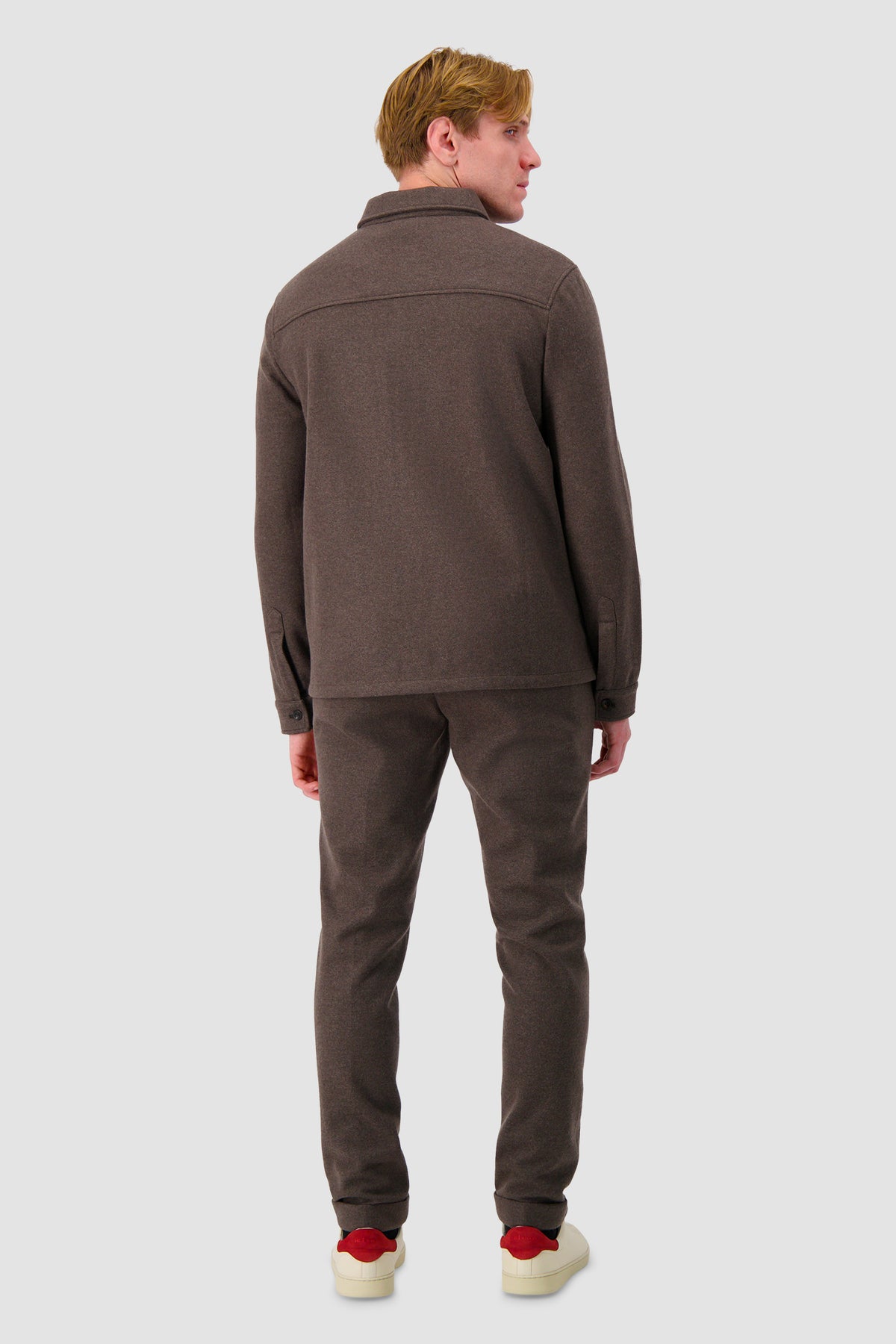 Marco Pescarolo Taupe Zip-Up Jacket