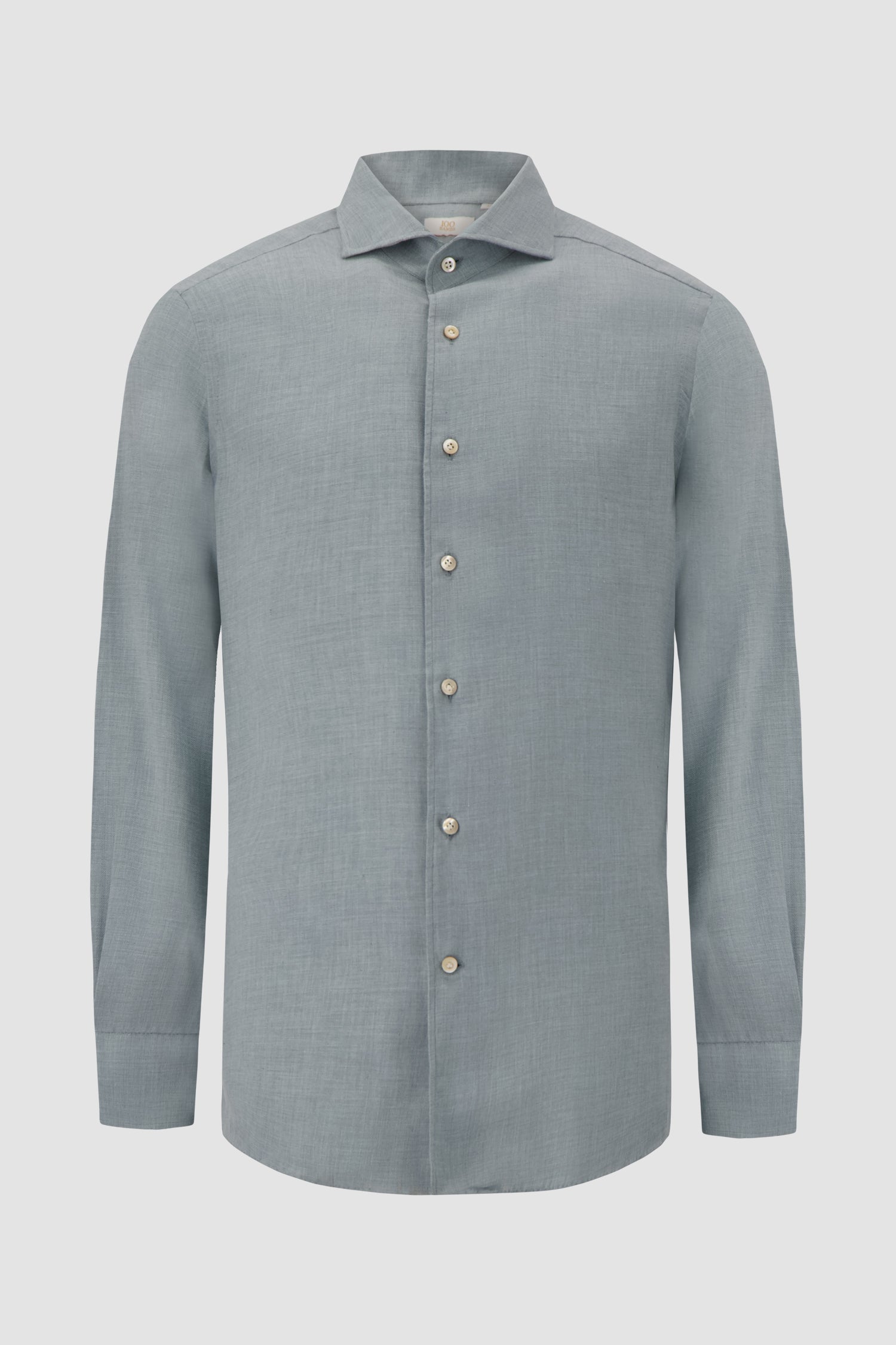 100 Hands Light Blue Cotton Dress Shirt