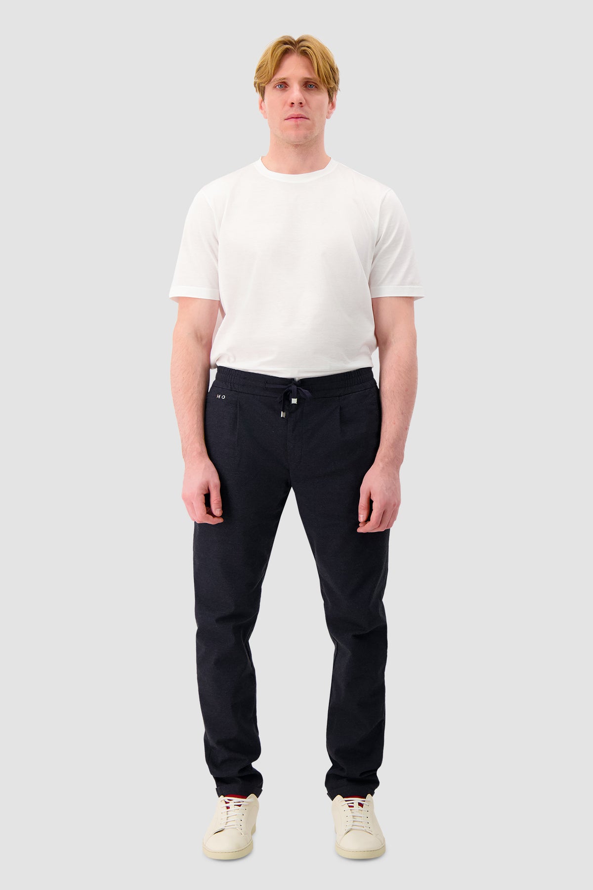 Tramarossa Navy Drawstring Trouser