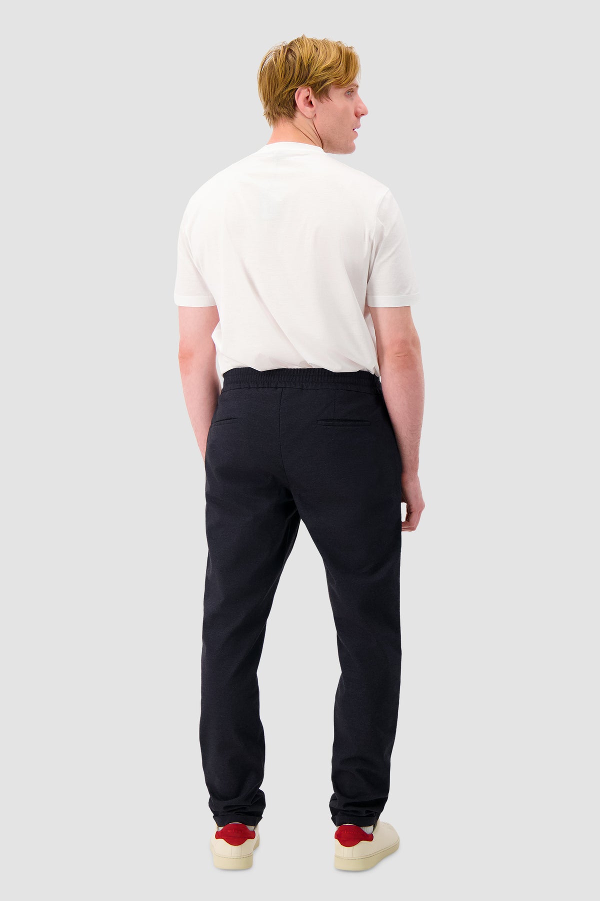 Tramarossa Navy Drawstring Trouser