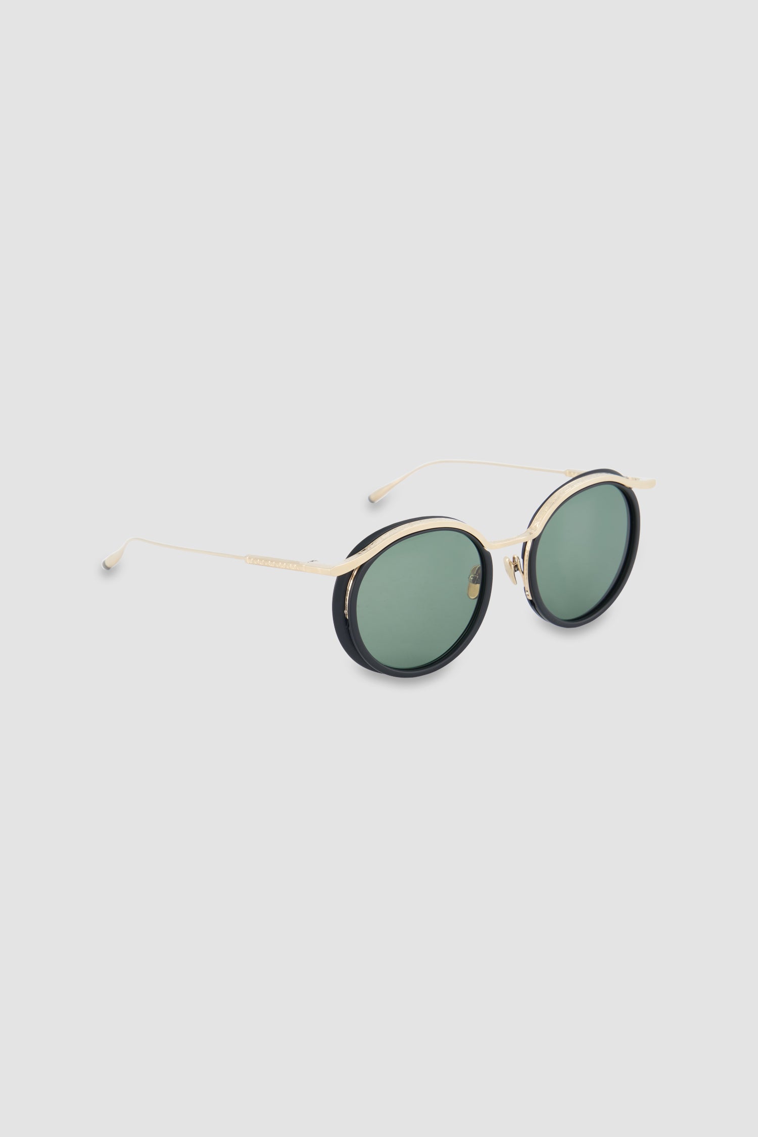 Masunaga Black/Gold Aoi Sunglasses