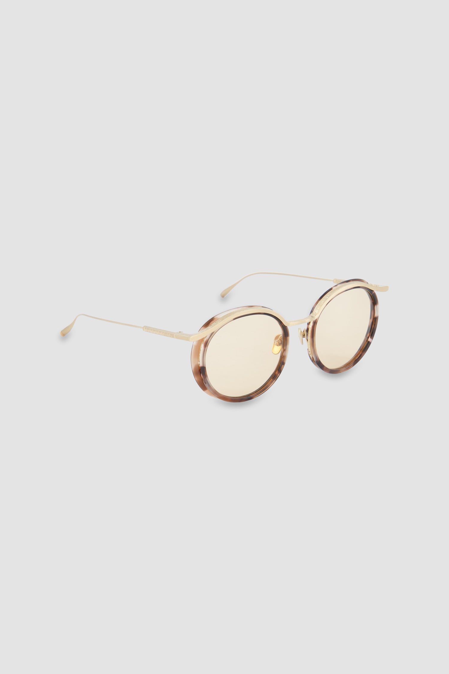Masunaga Brown/Gold Aoi Sunglasses