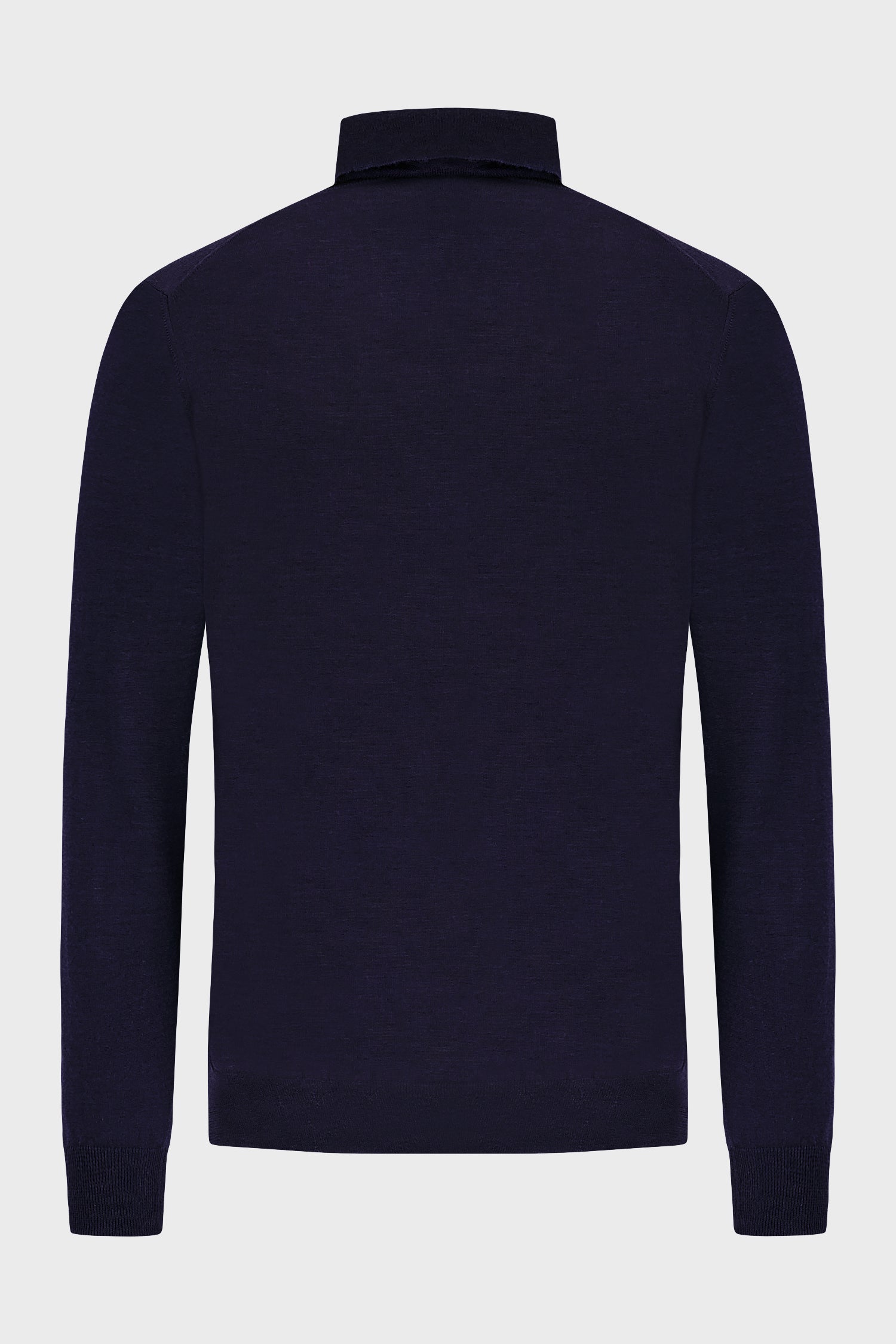 Barba Napoli Navy High Neck Ciclista Sweater