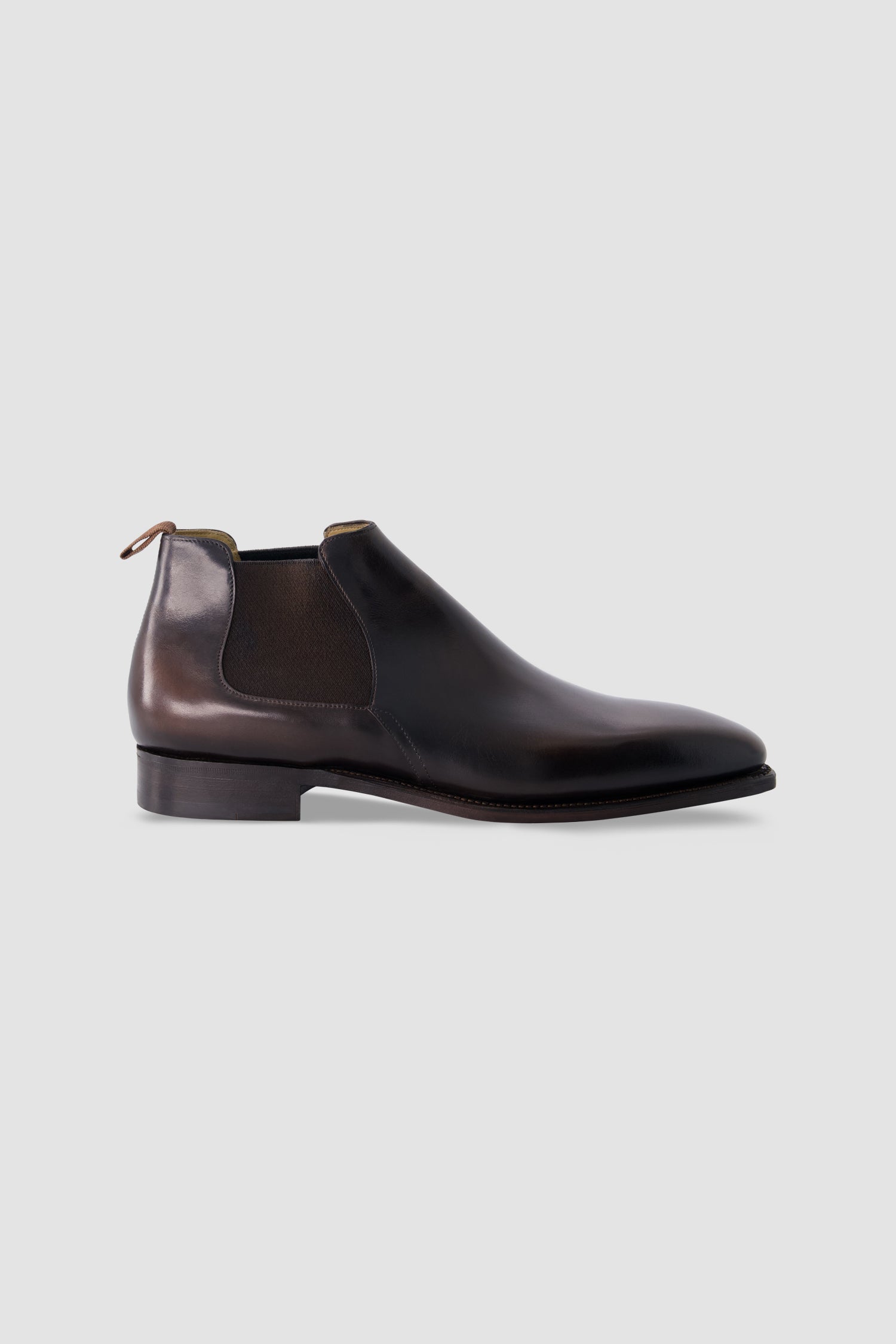 Corthay Brown Leather Chelsea Boots