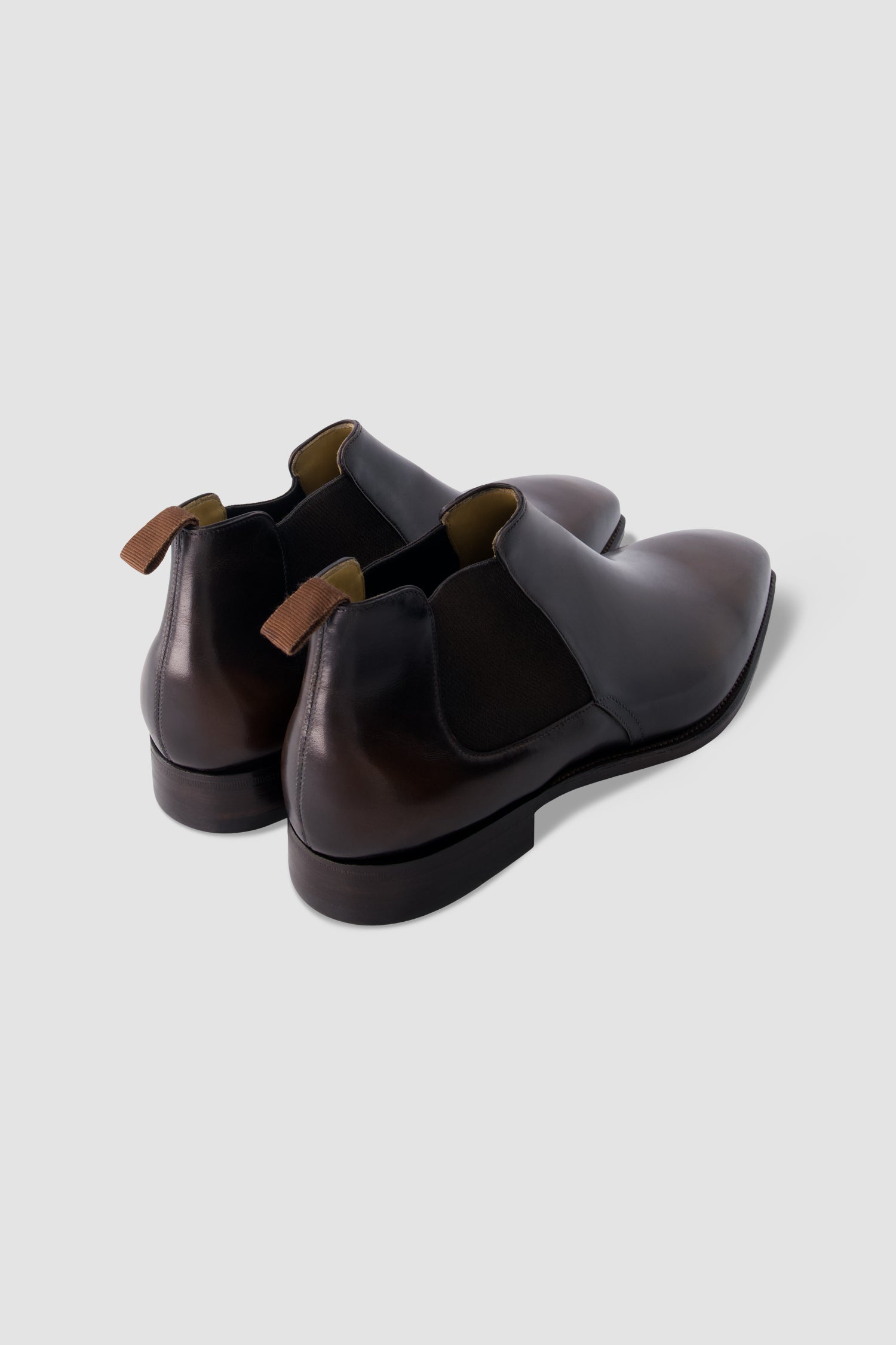 Corthay Brown Leather Chelsea Boots