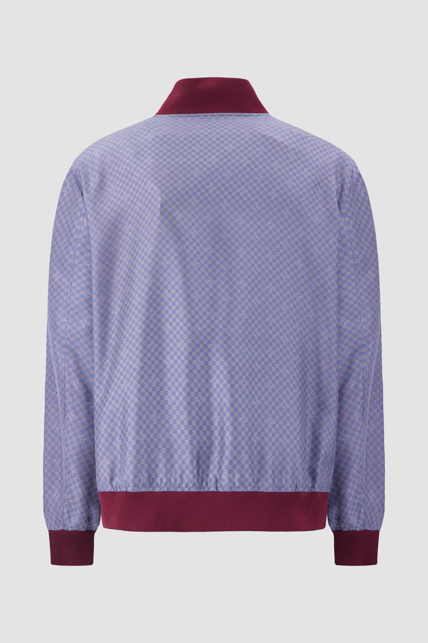 Zilli Burgundy/Blue Reversible Bomber