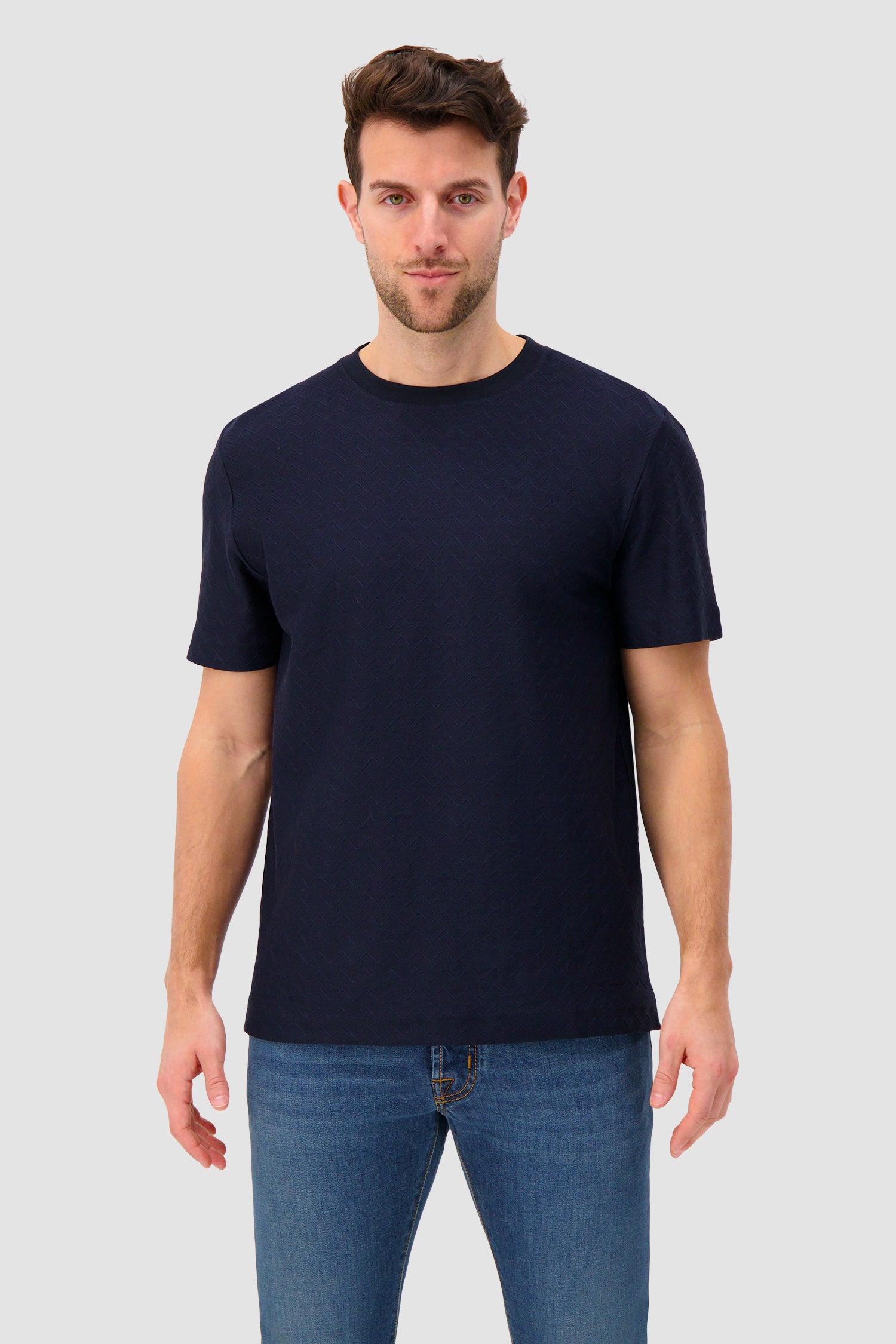 Missoni T-Shirt with tone-on-tone zigzag design