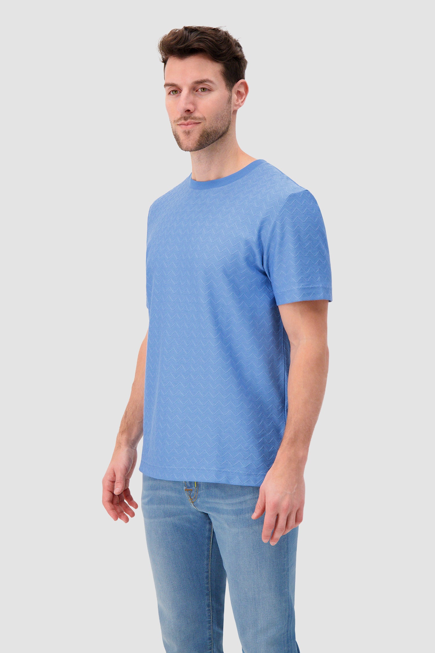 Missoni T-Shirt with tone-on-tone zigzag design