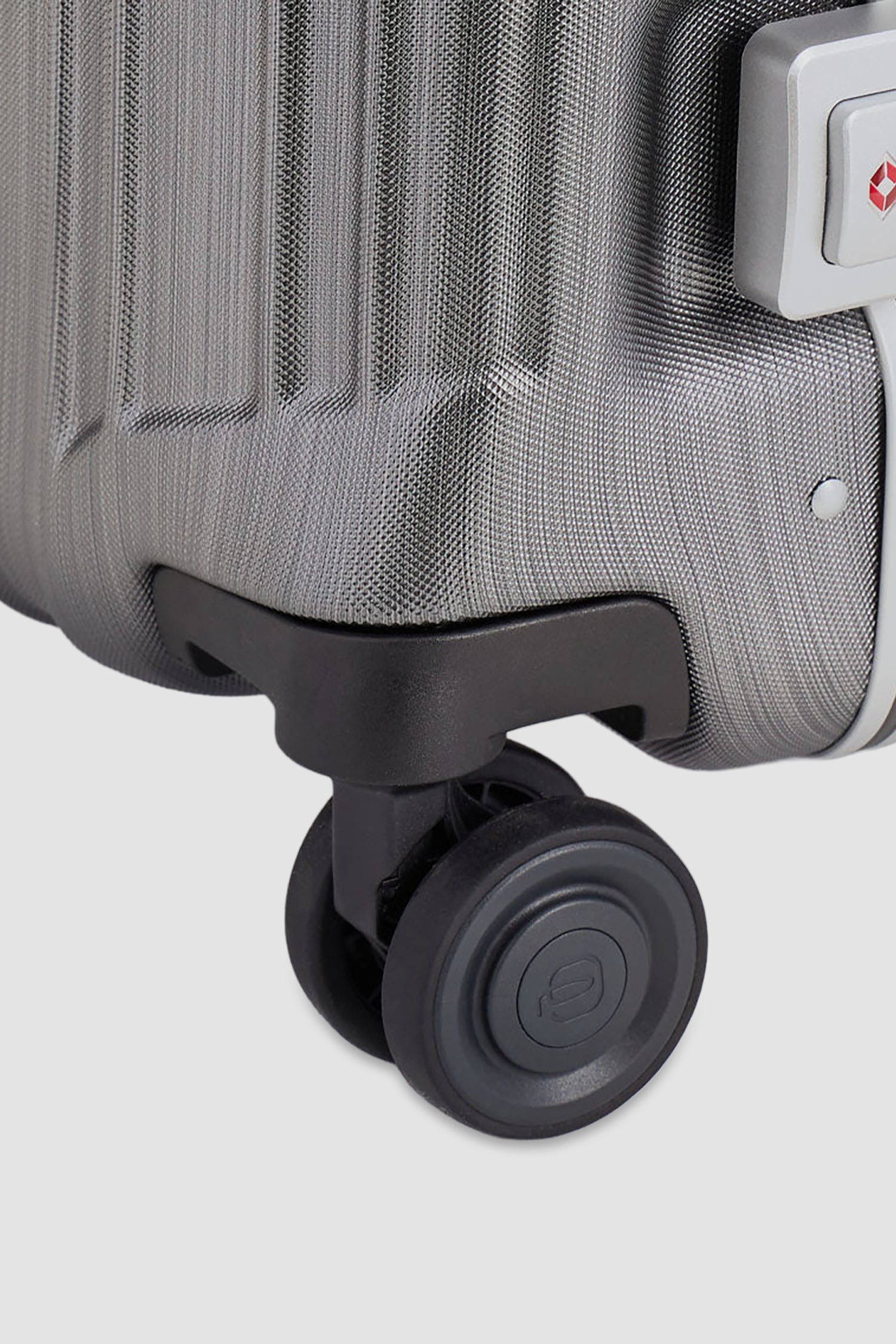 Valise cabine Piquadro Silver à 4 roulettes