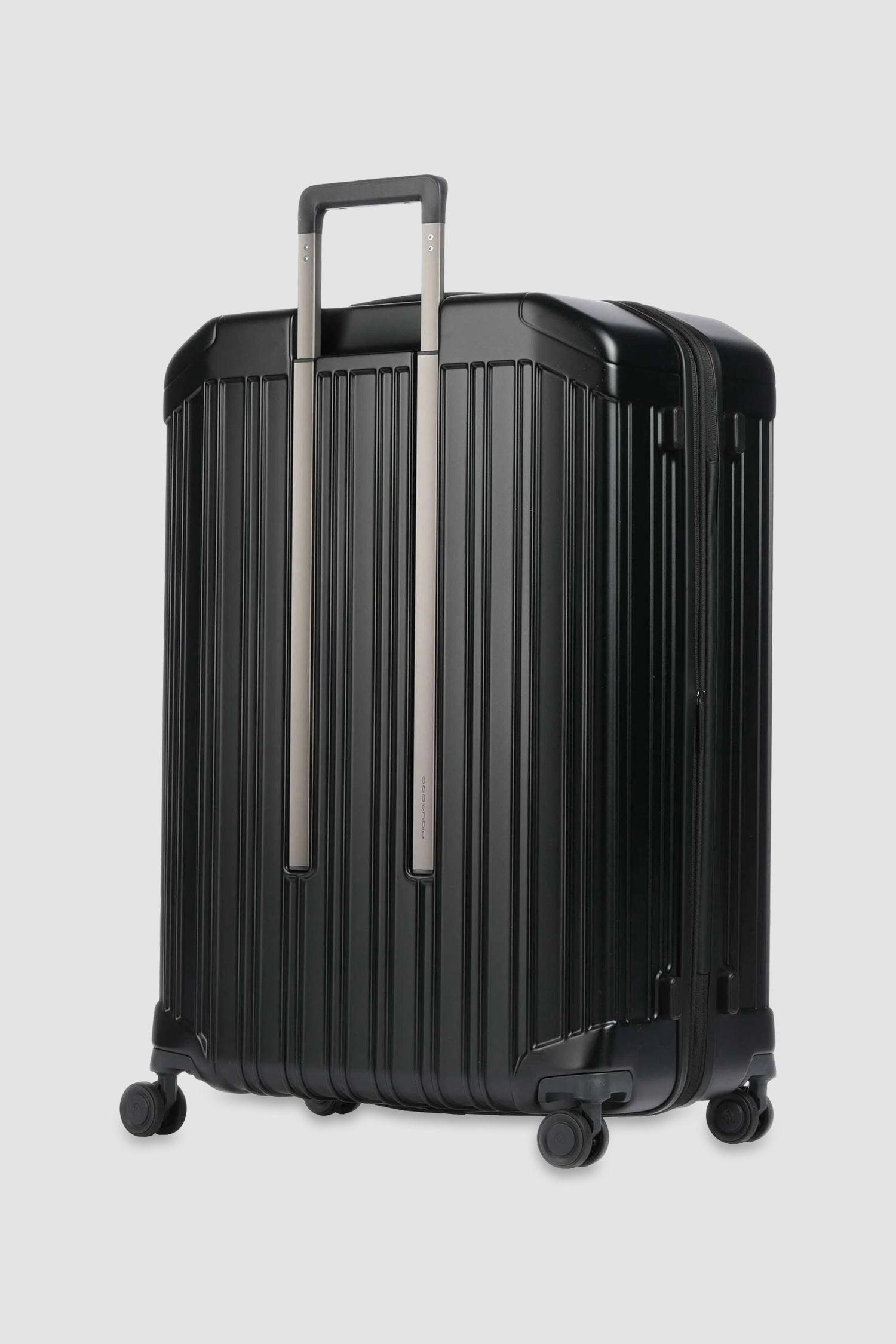 Valise Piquadro noire extensible à 4 roues, grande taille