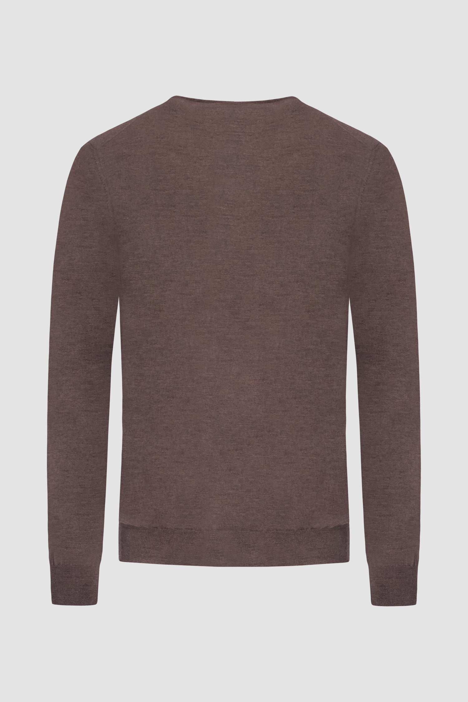 Barba Napoli Brown Round Neck Paricollo Sweater