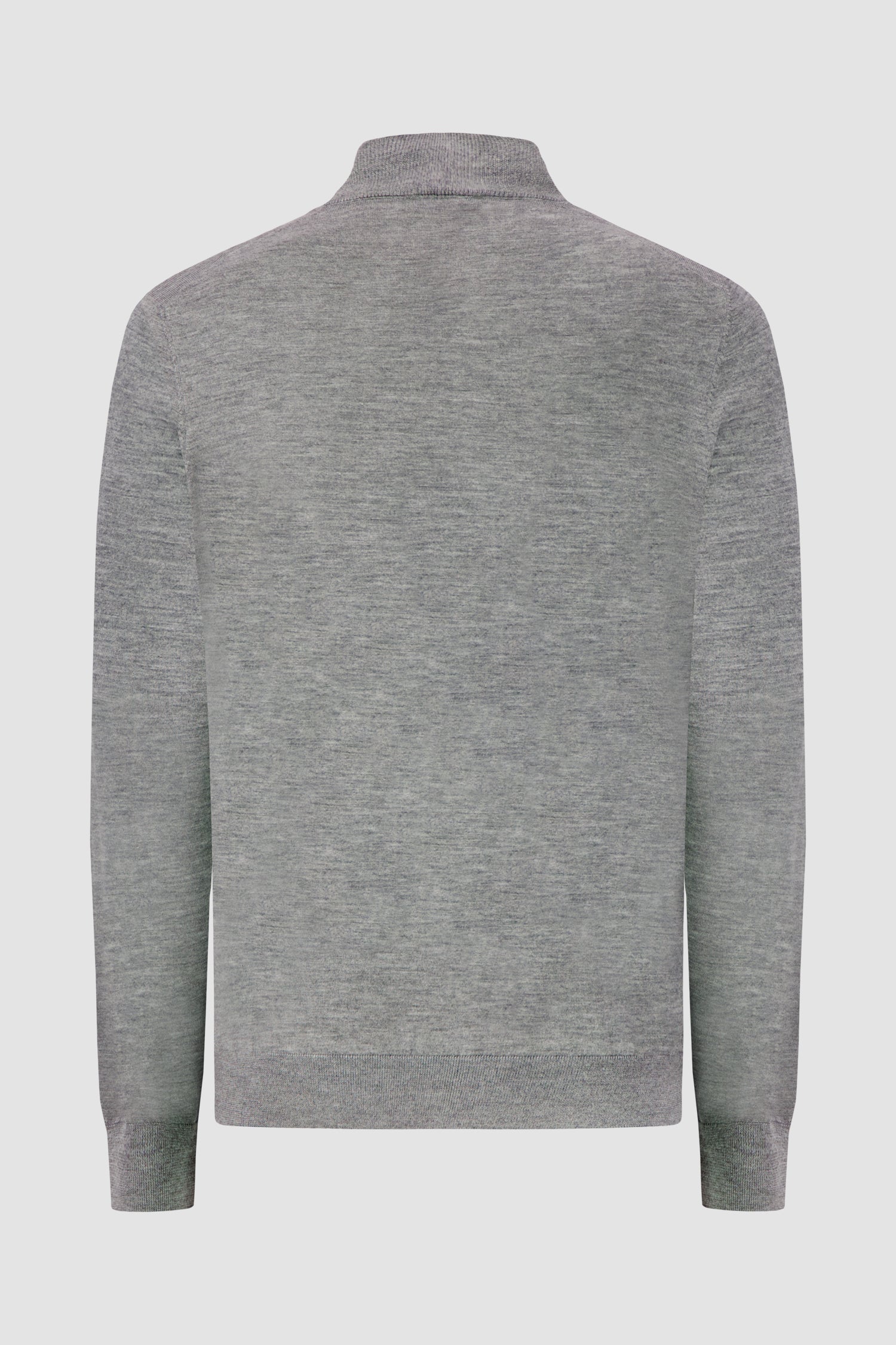 Barba Napoli Grey Zipped Guibbino Sweater