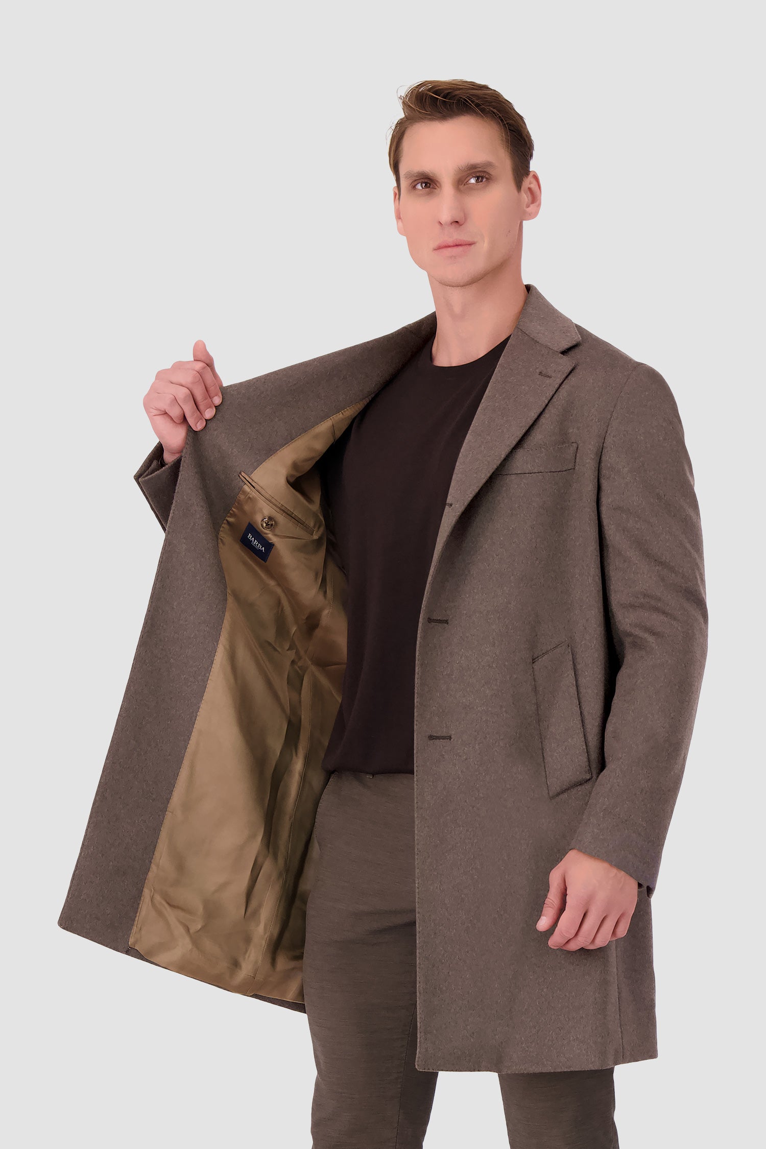 Barba Napoli Brown C Brio Coat