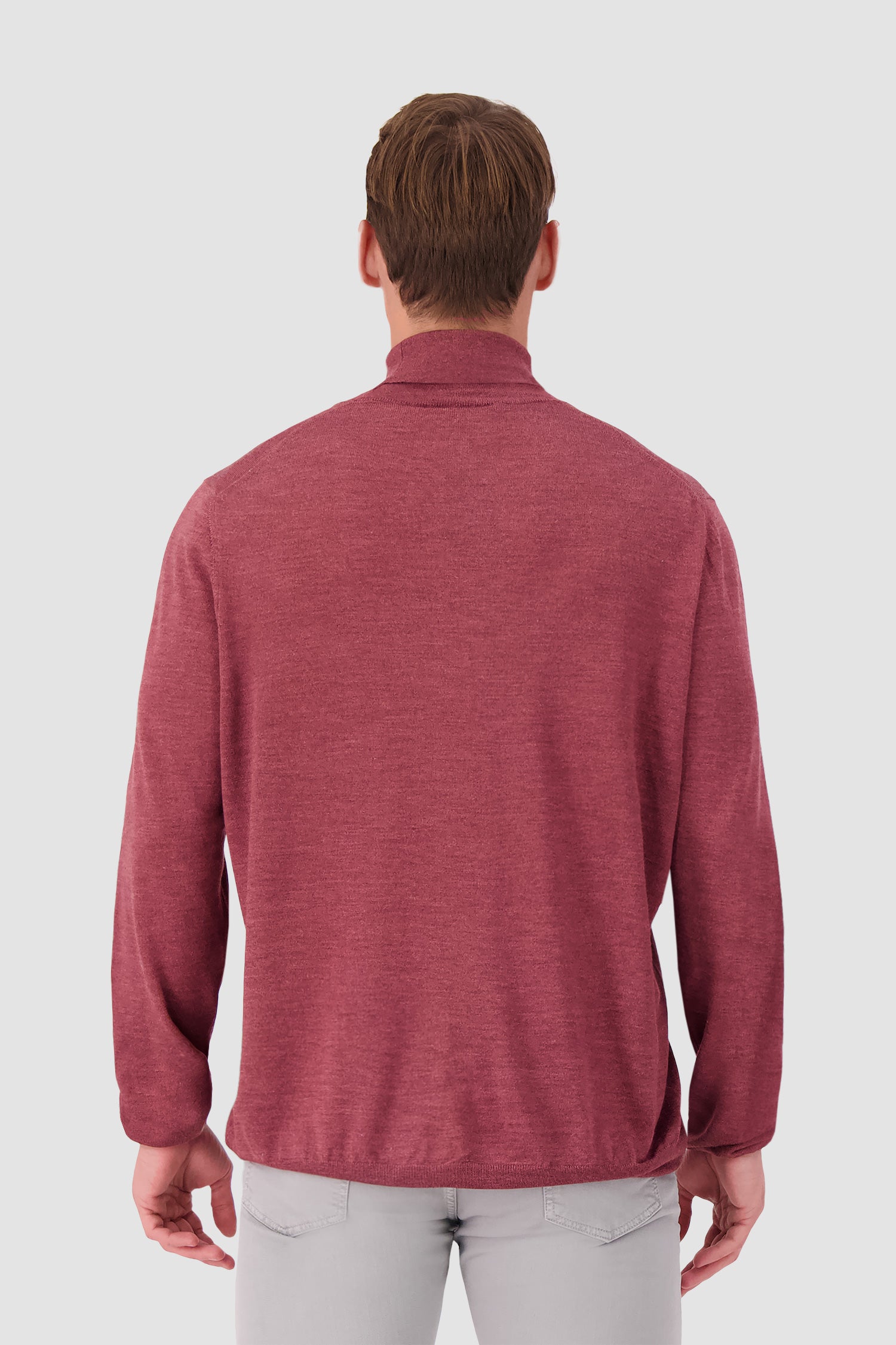 Barba Napoli Red High Neck Ciclista Sweater