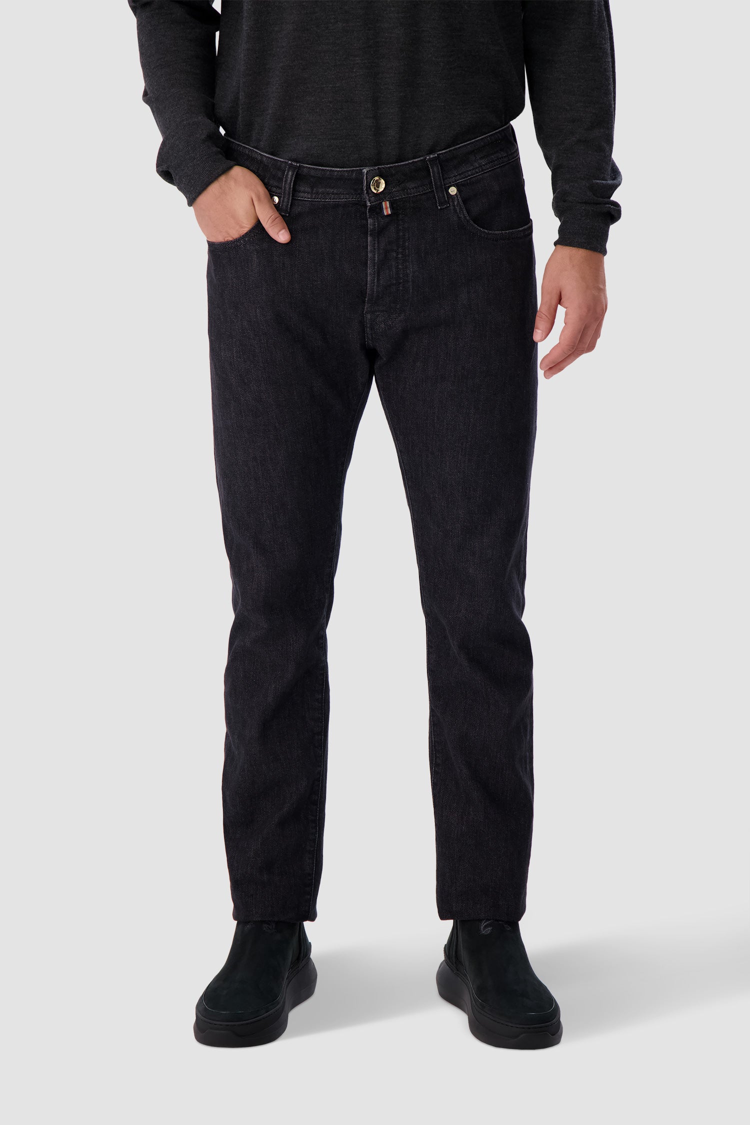 Jacob Cohen Black Slim Fit Bard Limited Edition Jeans