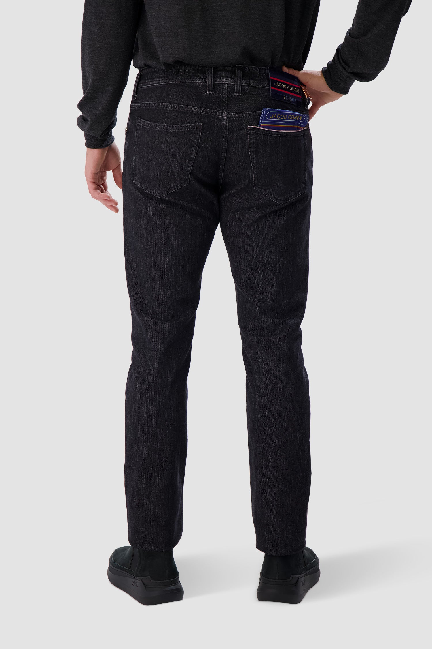 Jacob Cohen Black Slim Fit Bard Limited Edition Jeans