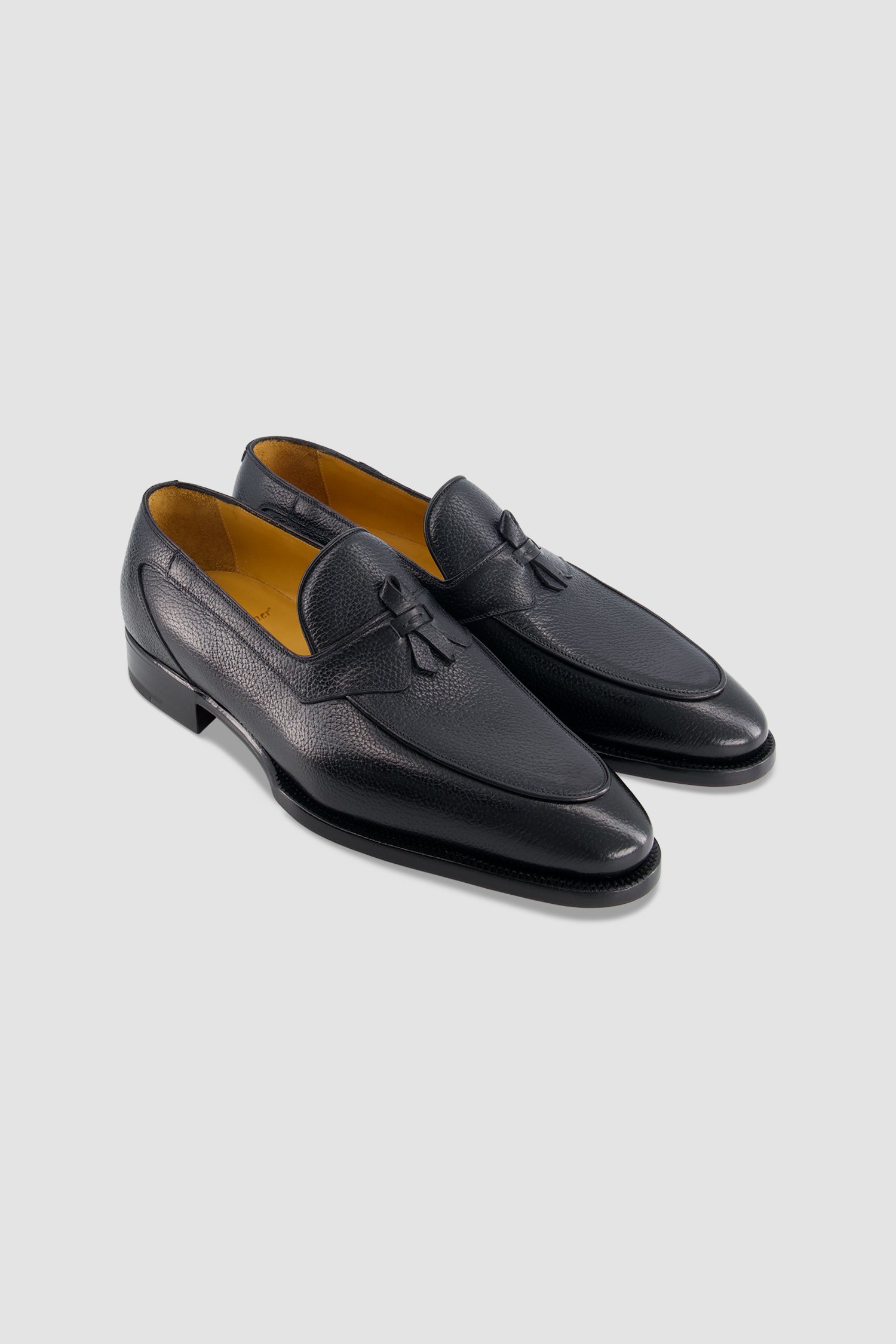Stefano Bemer Black Loafers