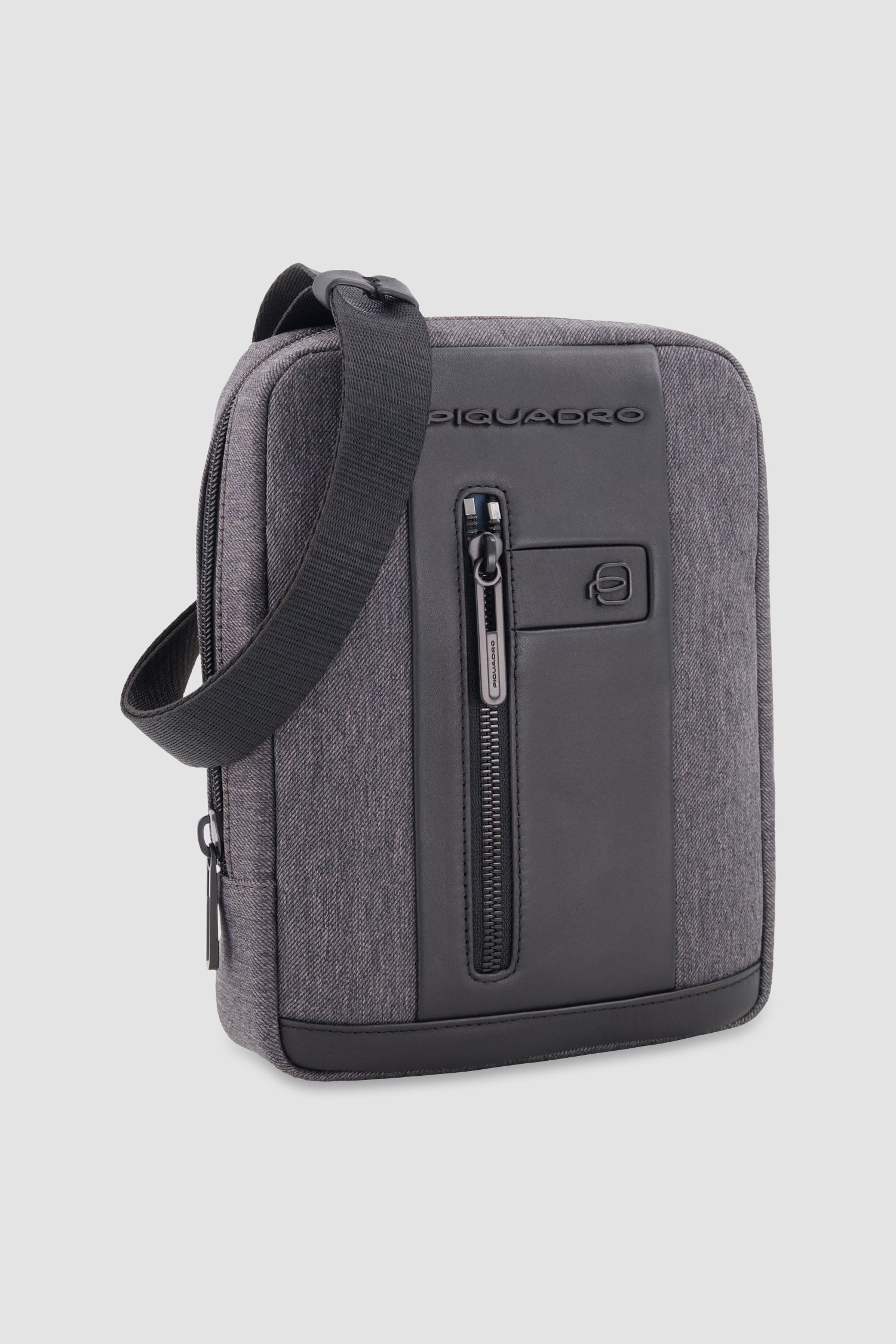 Sac bandoulière Piquadro gris/noir