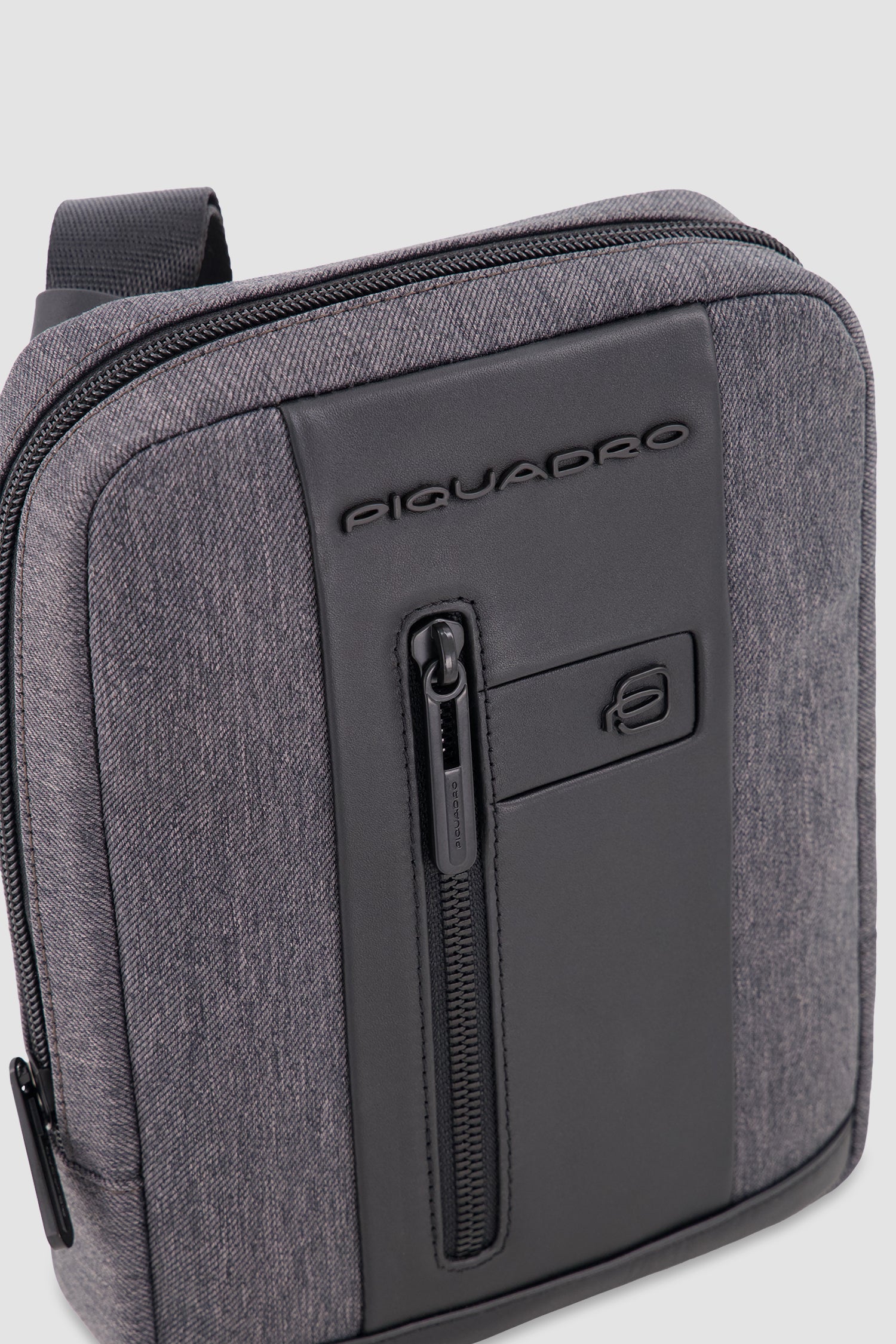 Sac bandoulière Piquadro gris/noir