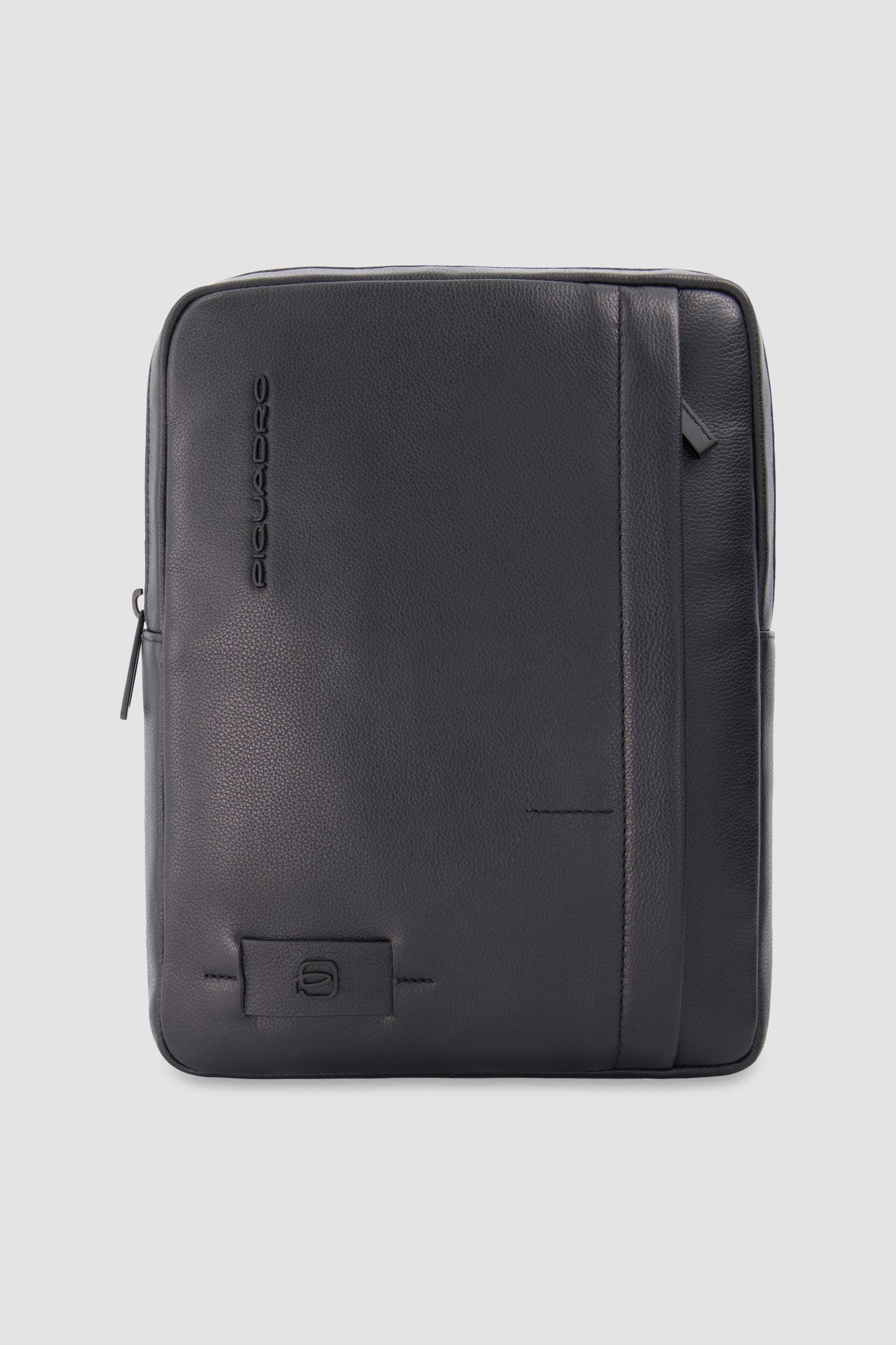 Piquadro Black Leather Crossbody Bag