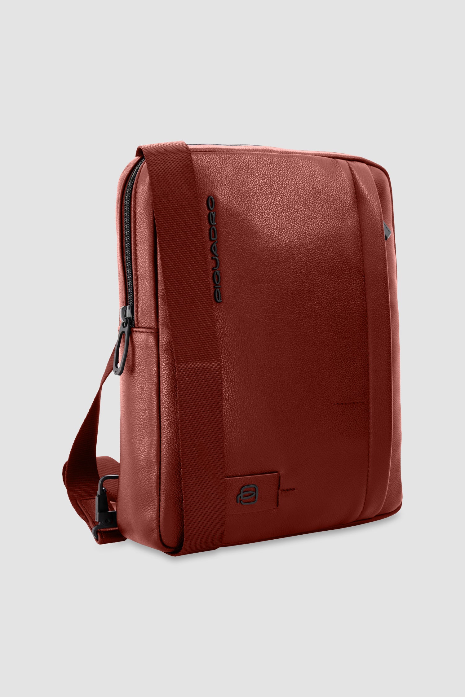Sac bandoulière en cuir rouille Piquadro