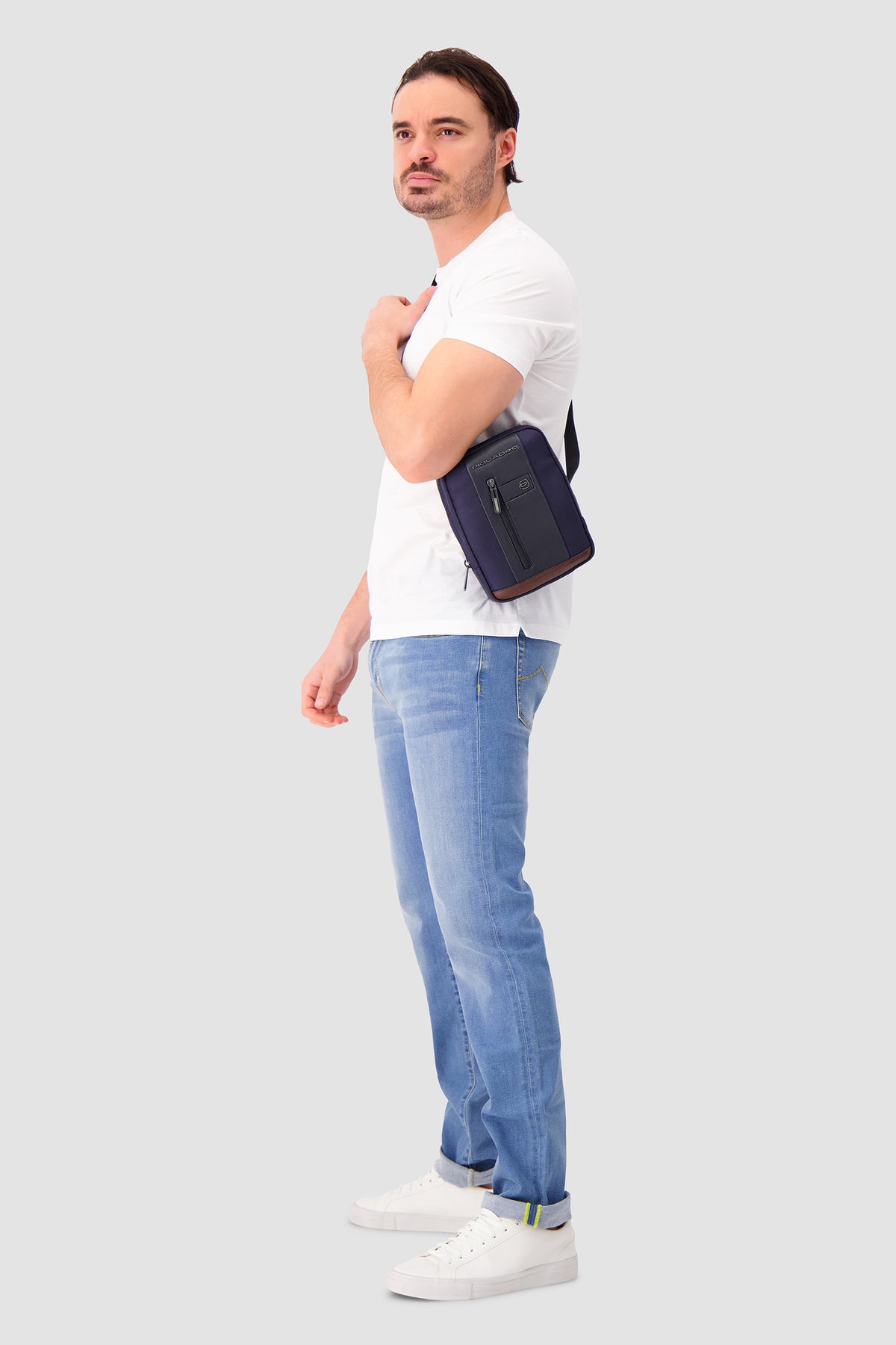 Sac Bandoulière Bleu Marine Piquadro