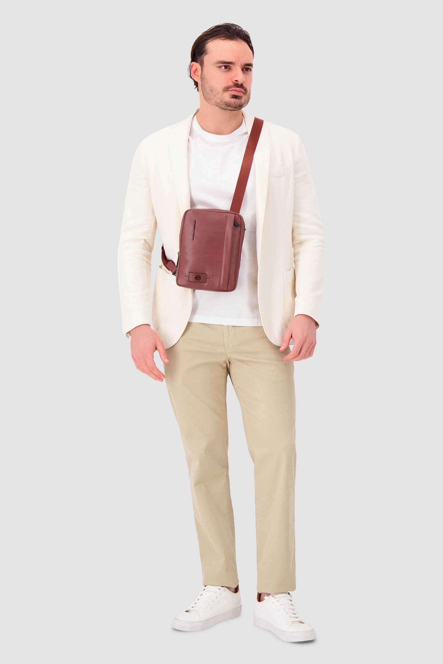 Piquadro Rust Crossbody Bag