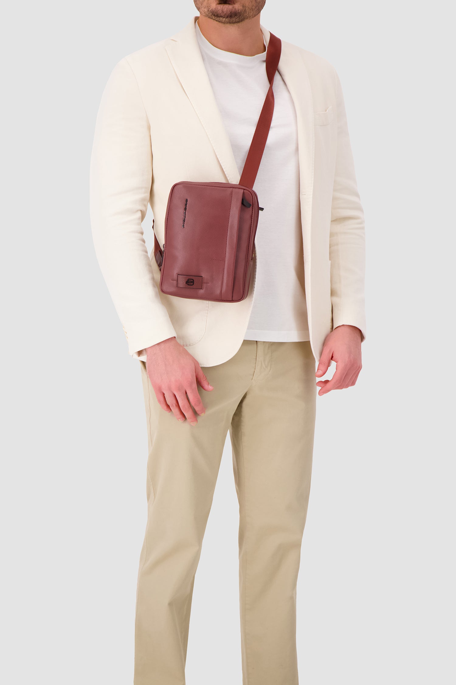 Piquadro Rust Crossbody Bag