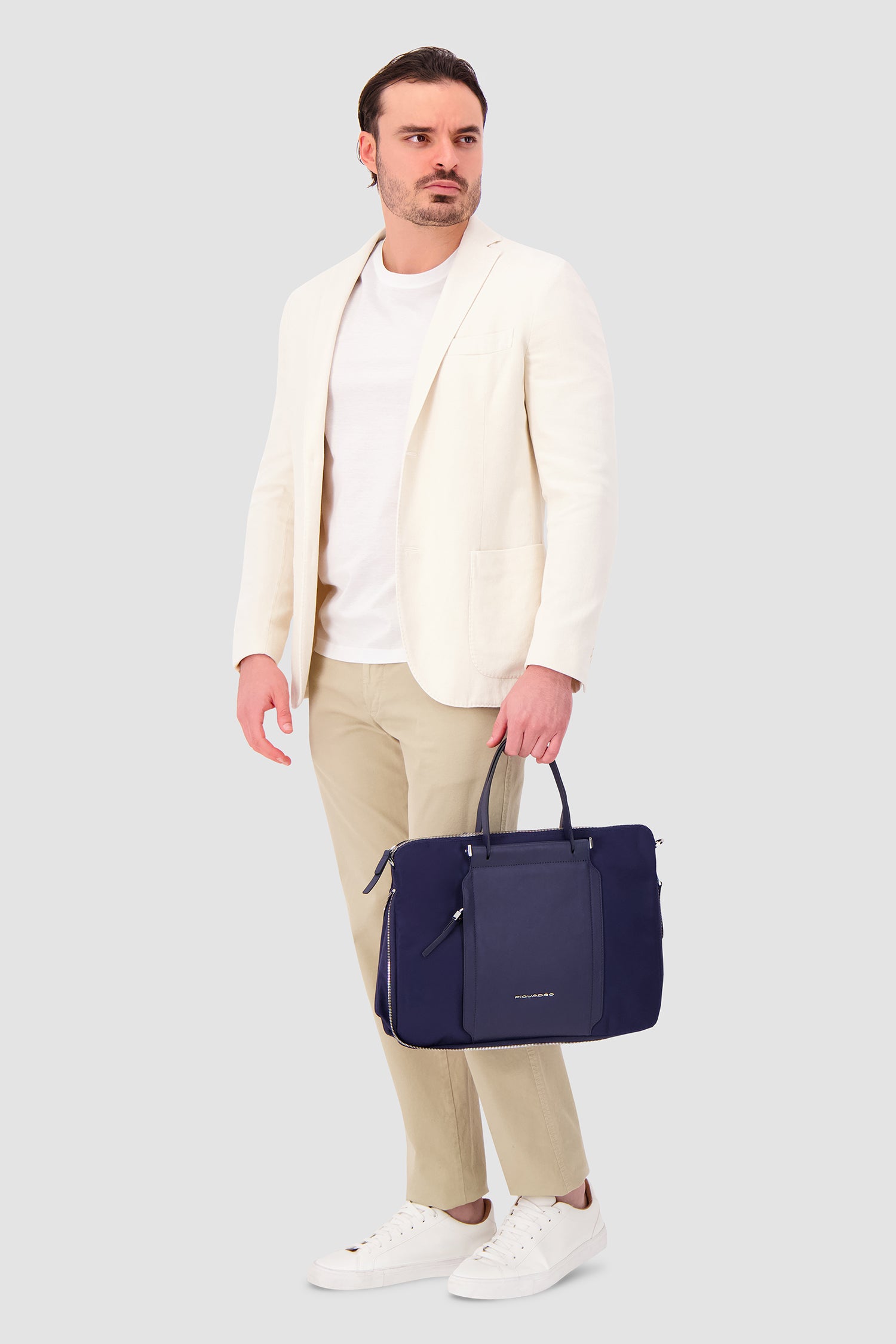 Piquadro Blue Slim 15.6" Laptop Bag