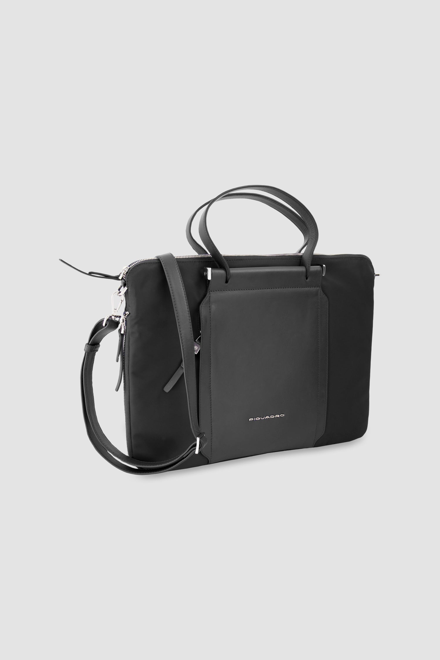 Piquadro Black Slim 15.6" Laptop Bag