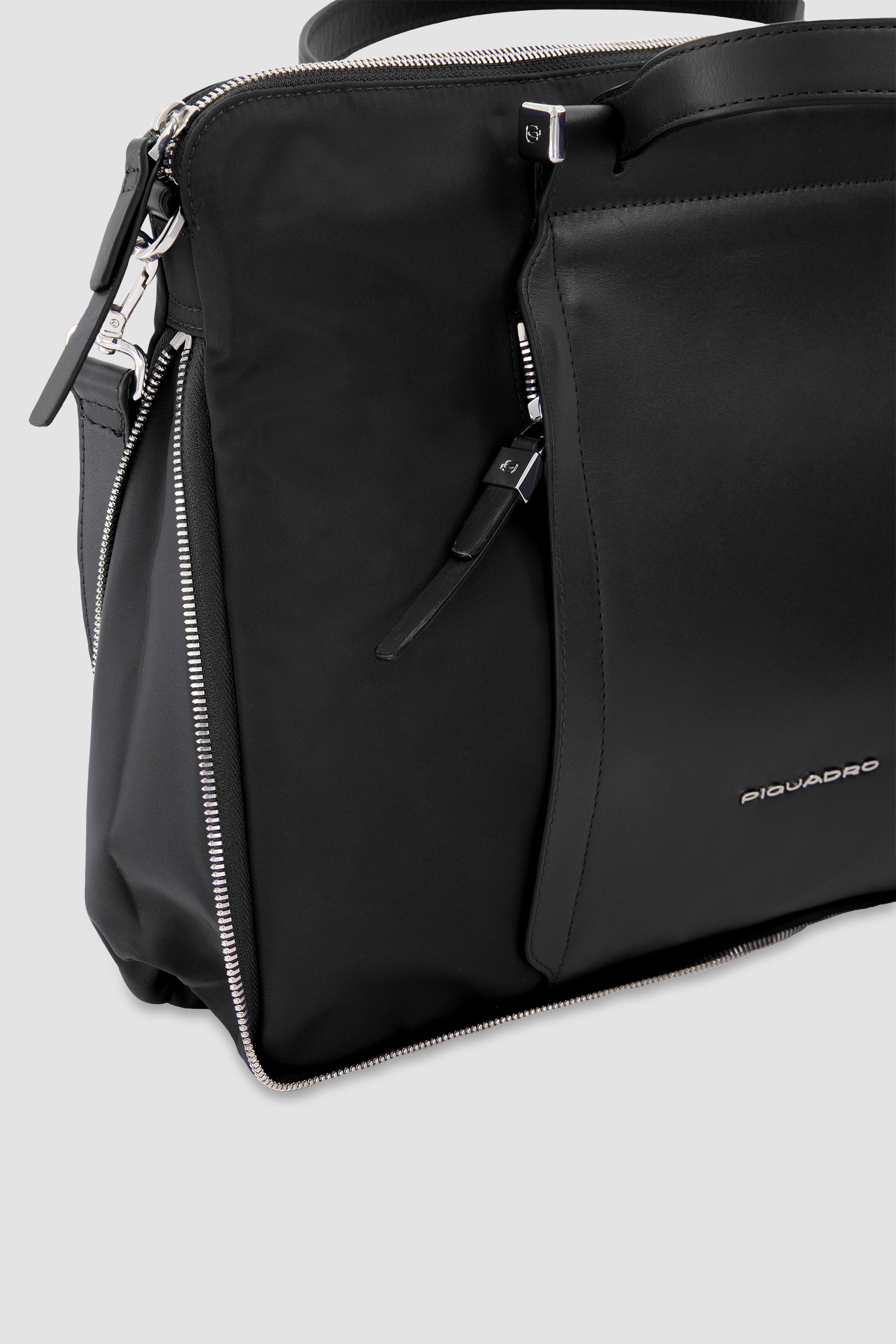Piquadro Black Slim 15.6" Laptop Bag