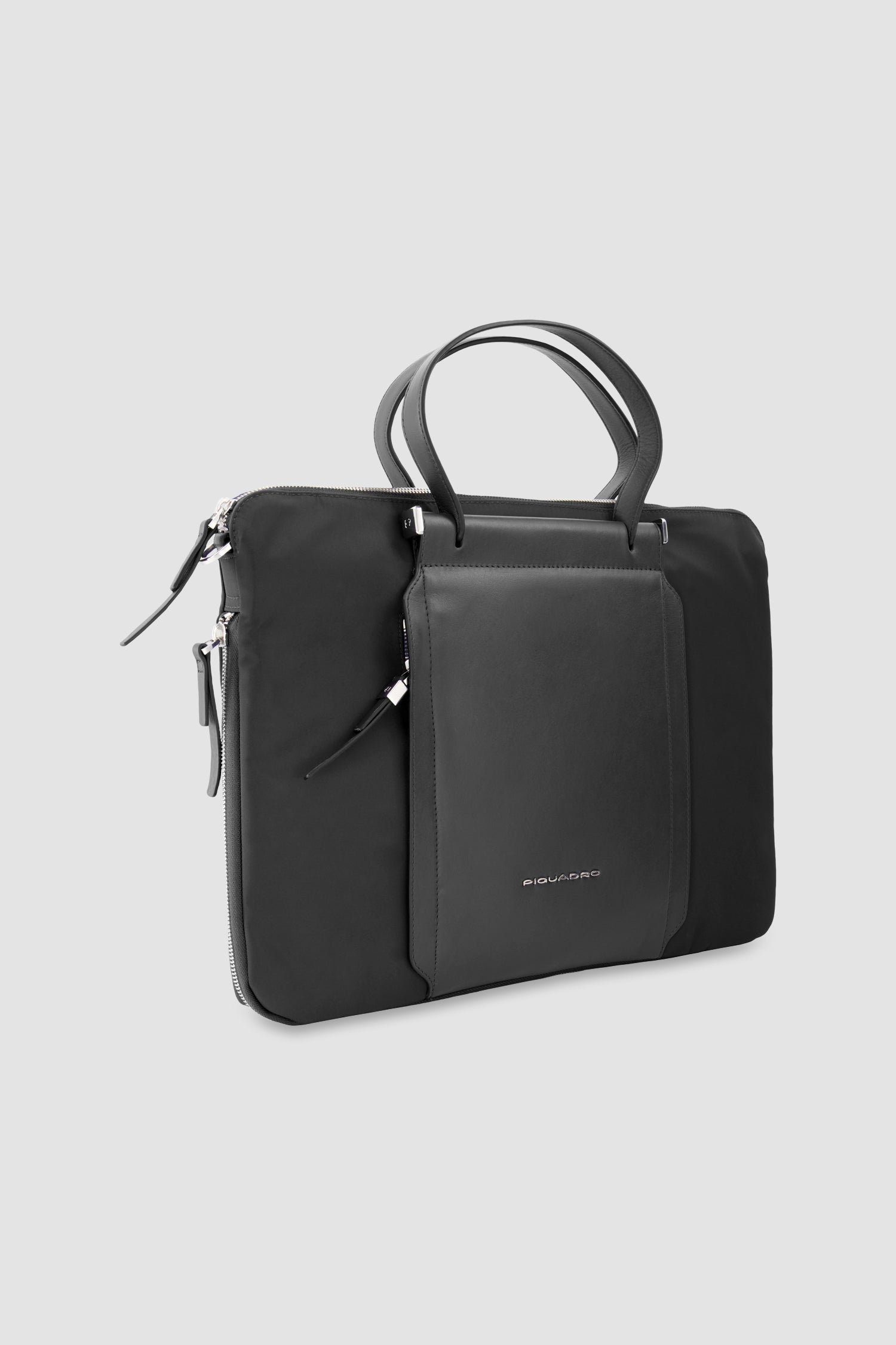 Piquadro Black Slim 15.6" Laptop Bag