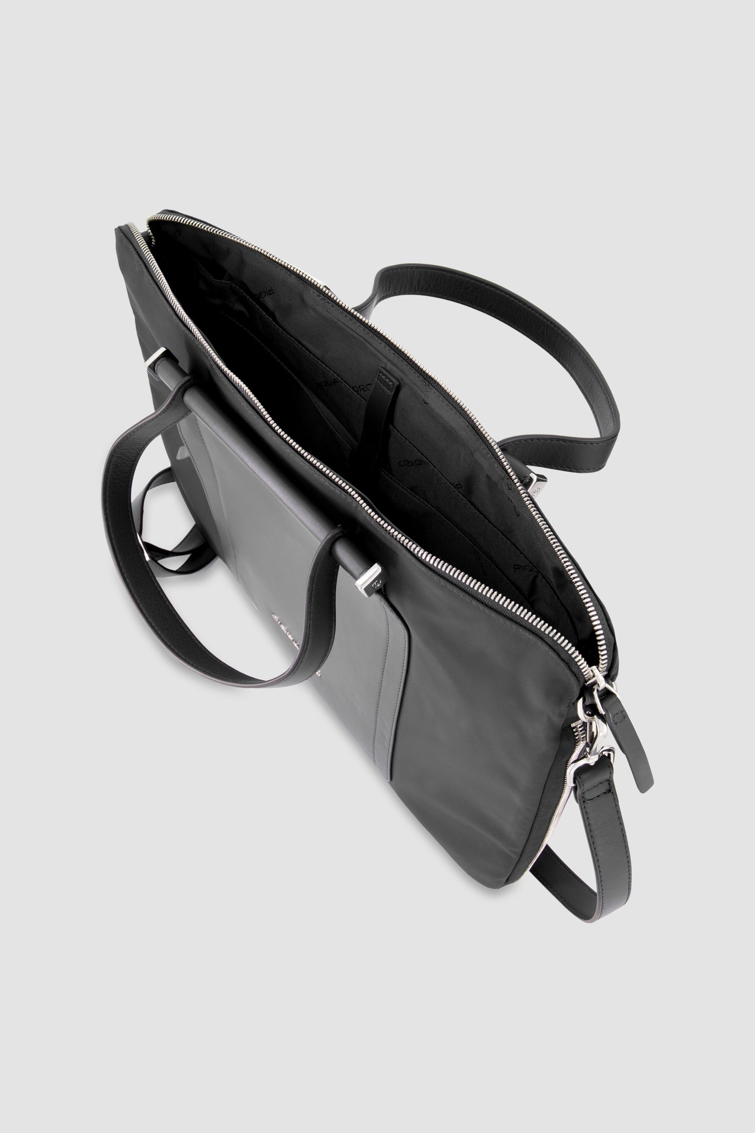 Piquadro Black Slim 15.6" Laptop Bag