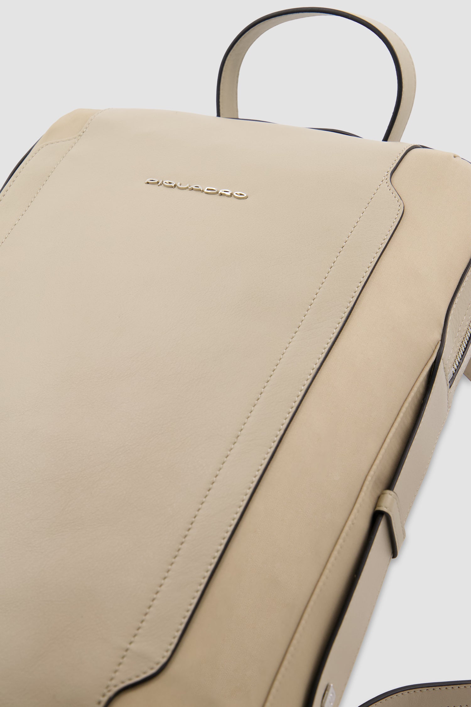 Piquadro Beige Laptop Backpack 14"